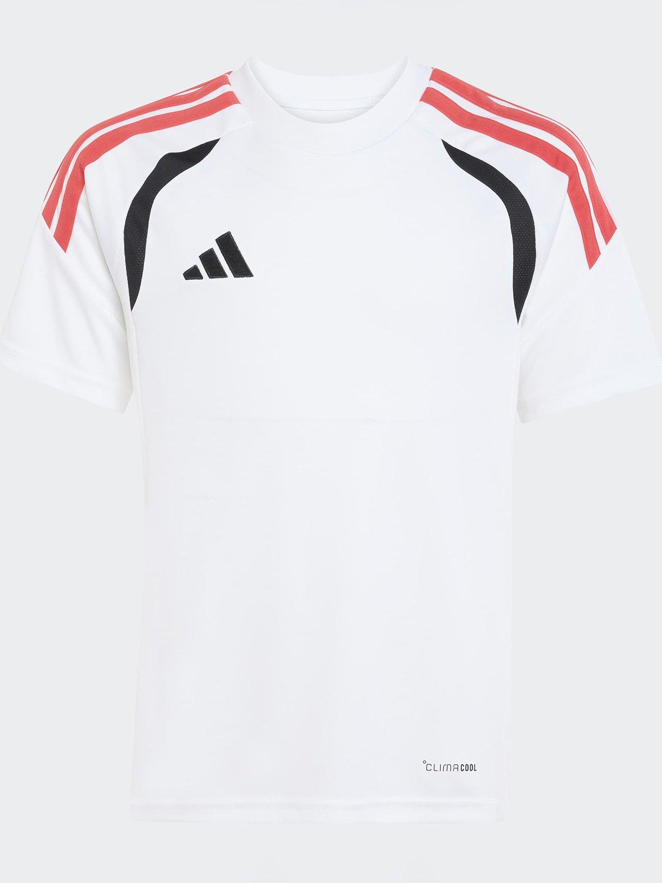 adidas Junior Tiro 26 Football Training Jersey - White