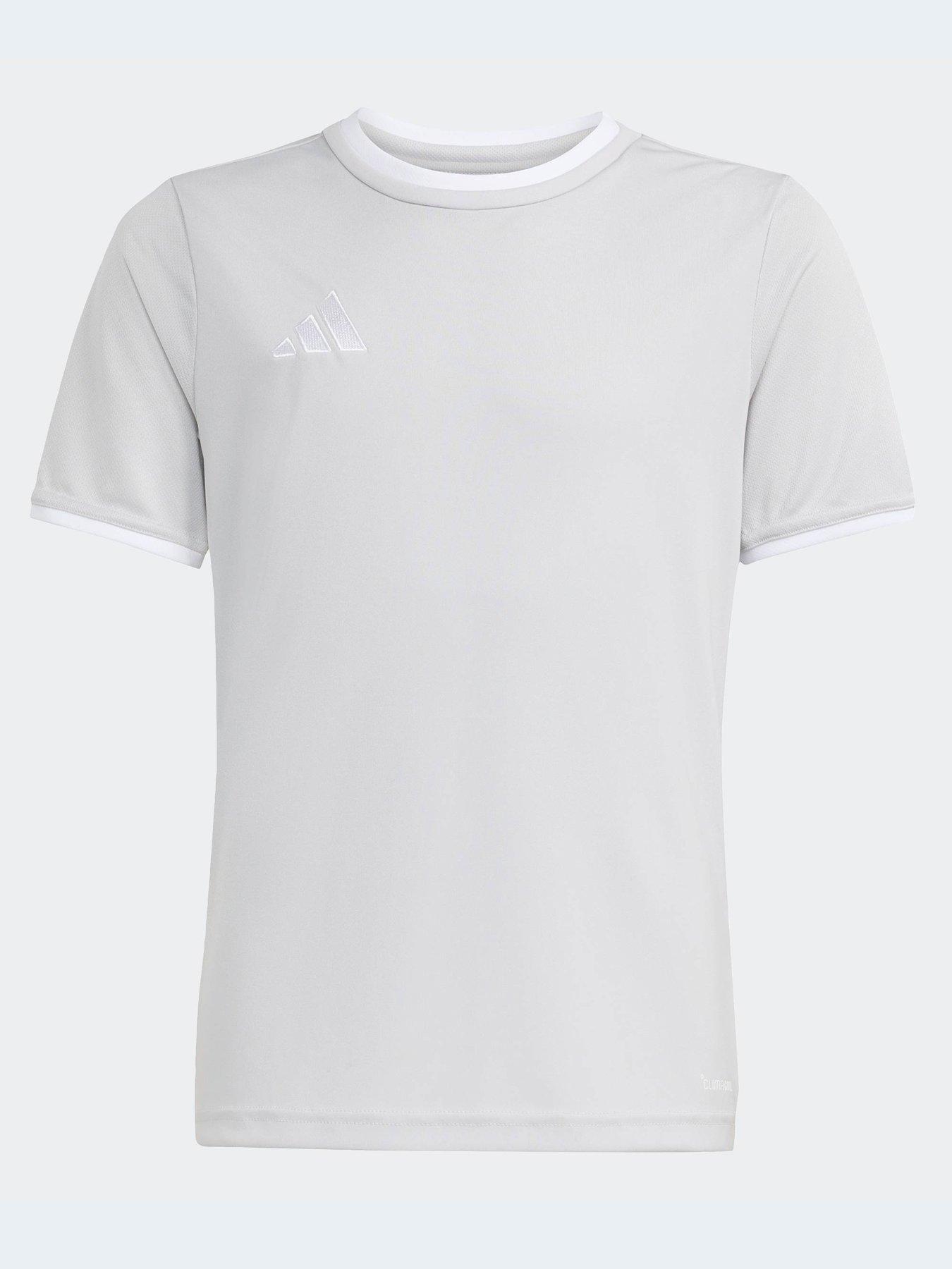 Image 6 of 6 of adidas Junior Entrada 26 Football Training T-Shirt - Grey