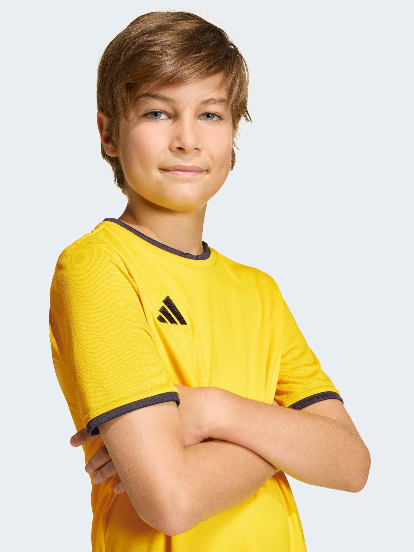Image 4 of 6 of adidas Junior Entrada 26 T-Shirt - Yellow
