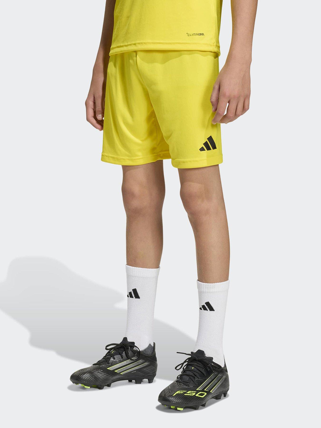 adidas: Junior Entrada 26 Training Shorts - Yellow