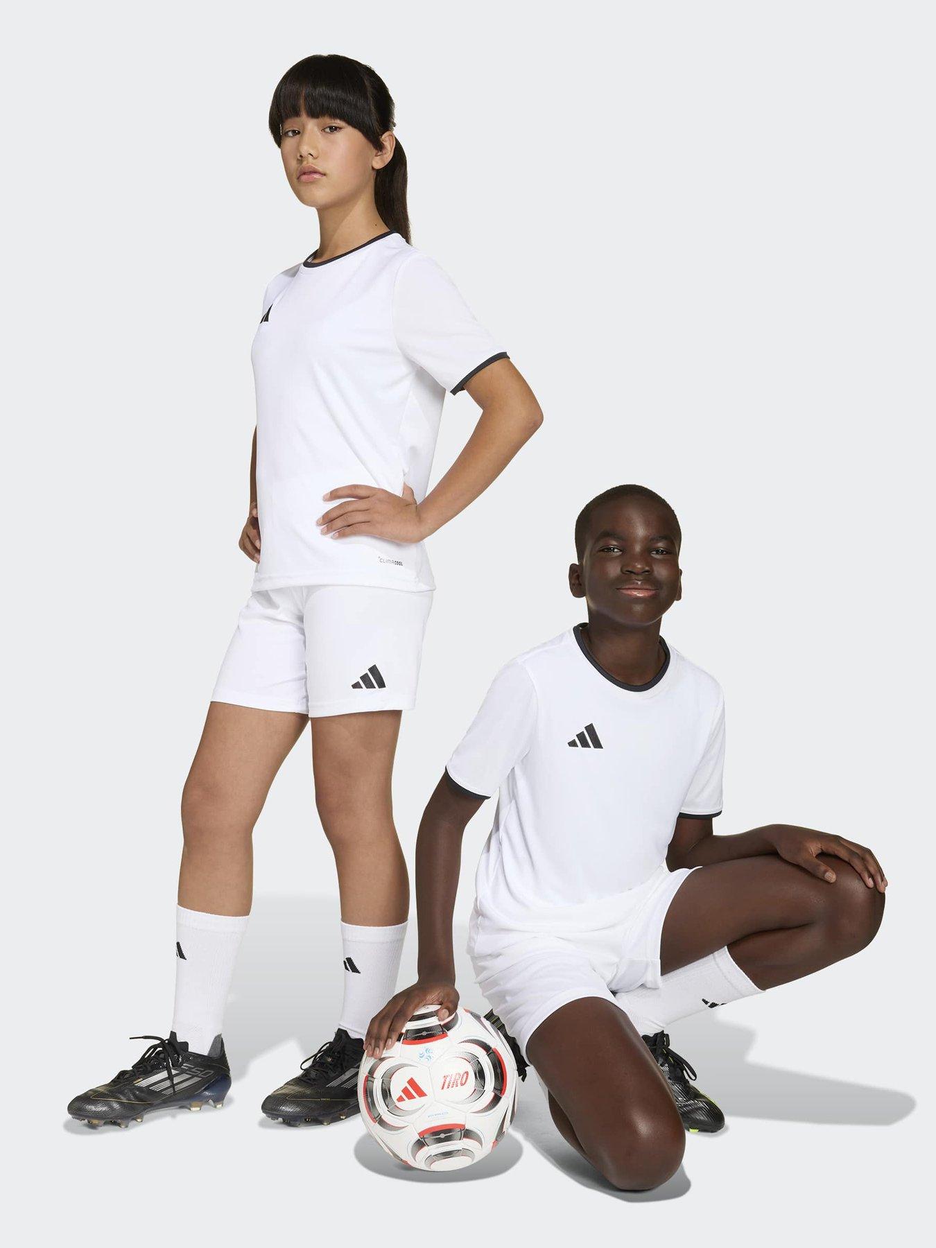 adidas Junior Entrada 26 Training Shorts - White