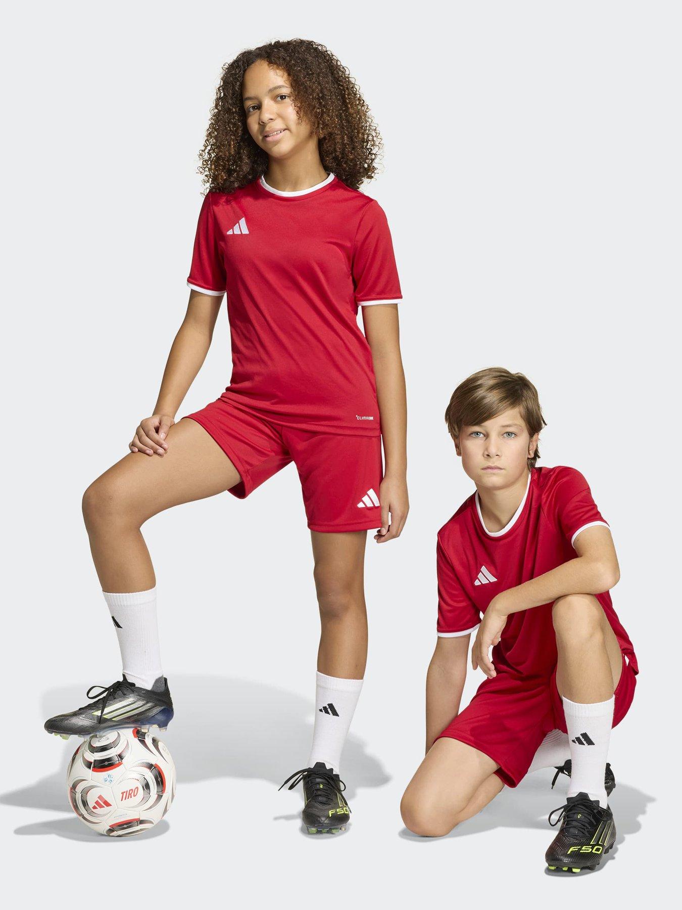 adidas Junior Entrada 26 Training Shorts - Red