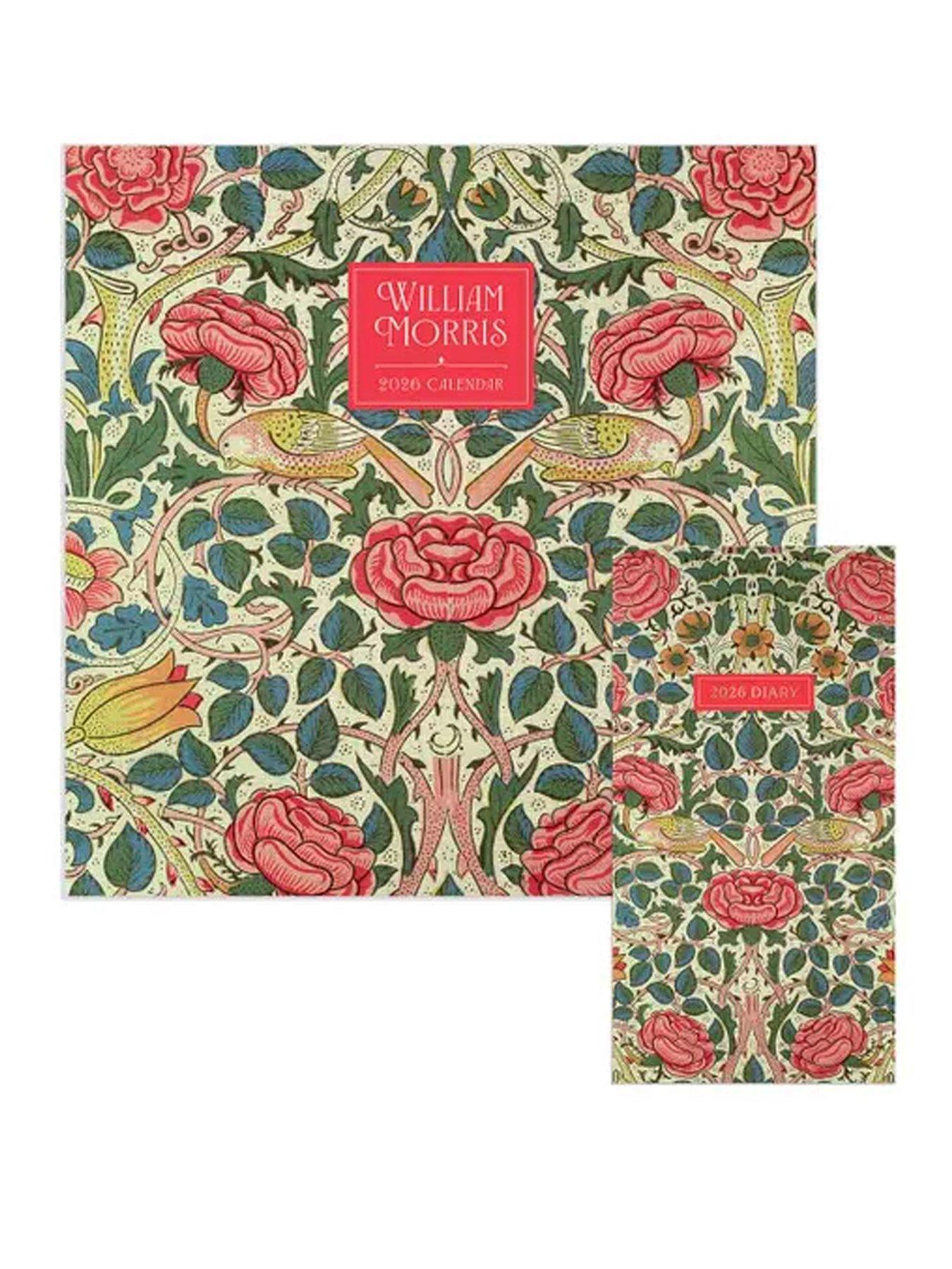 William Morris 2026 William Morris Calendar + Diary