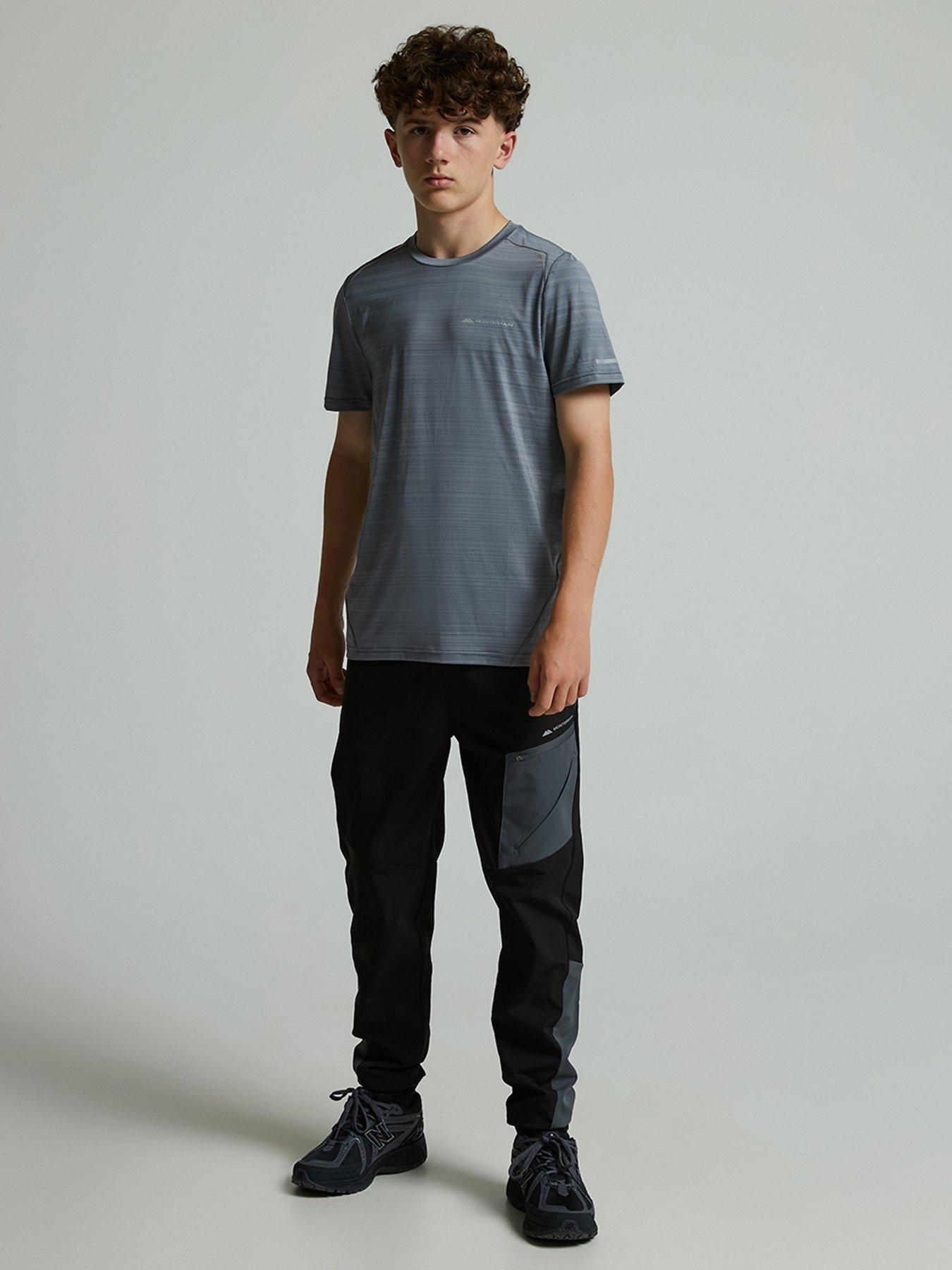 Image 3 of 5 of Monterrain Boys Bolt 2.0 Space Dye T-Shirt - Night Owl Grey