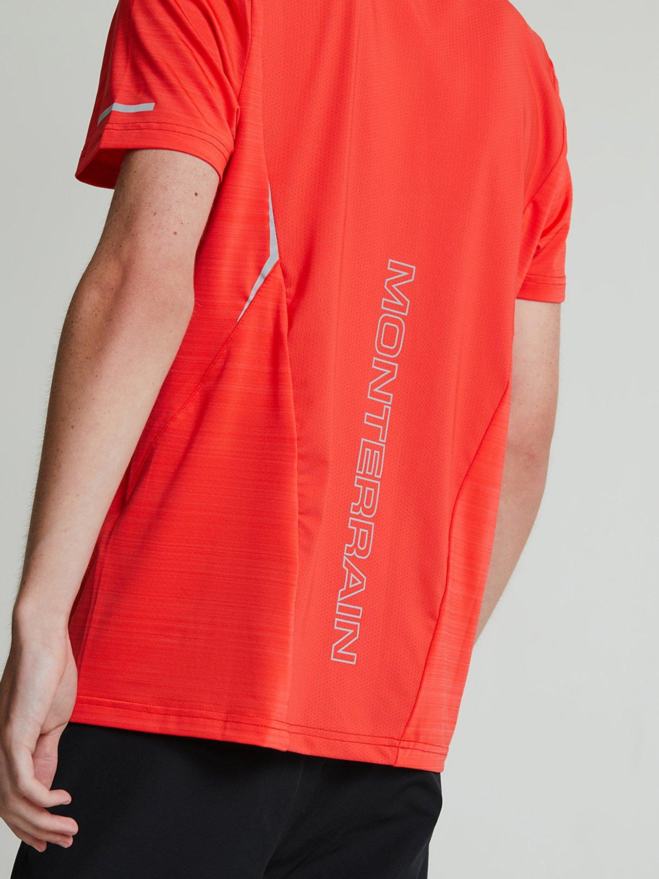 Image 2 of 5 of Monterrain Boys Bolt 2.0 Space Dye T-Shirt - Fiery Red