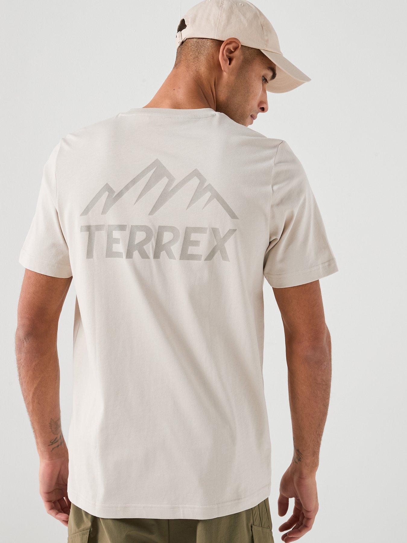 adidas Terrex Mens Graphic T-Shirt - Beige