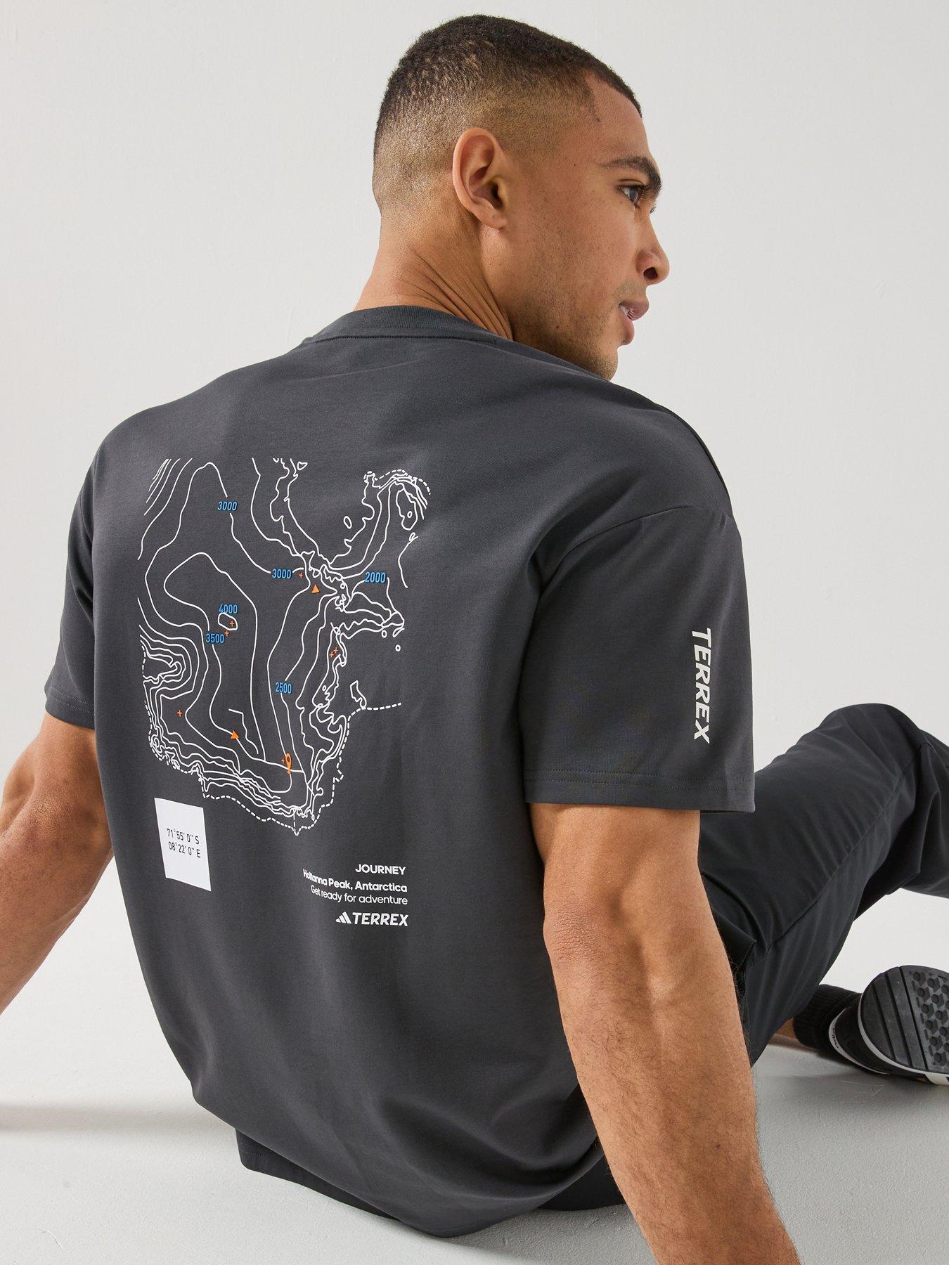 adidas Terrex Mens Xpl Graphic T-Shirt - Dark Grey