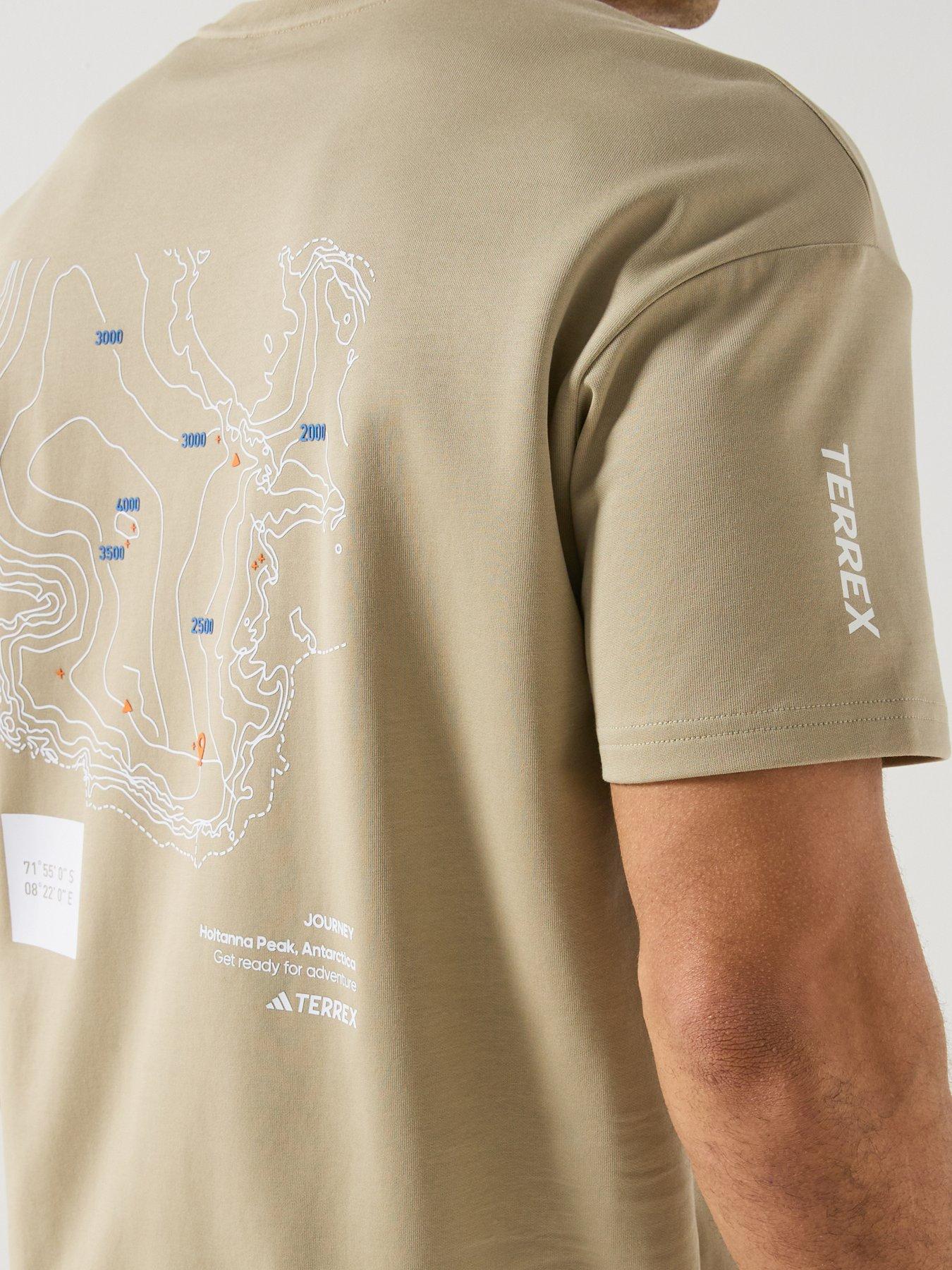 Image 4 of 7 of adidas Terrex Mens Xpl Graphic T-Shirt - Khaki