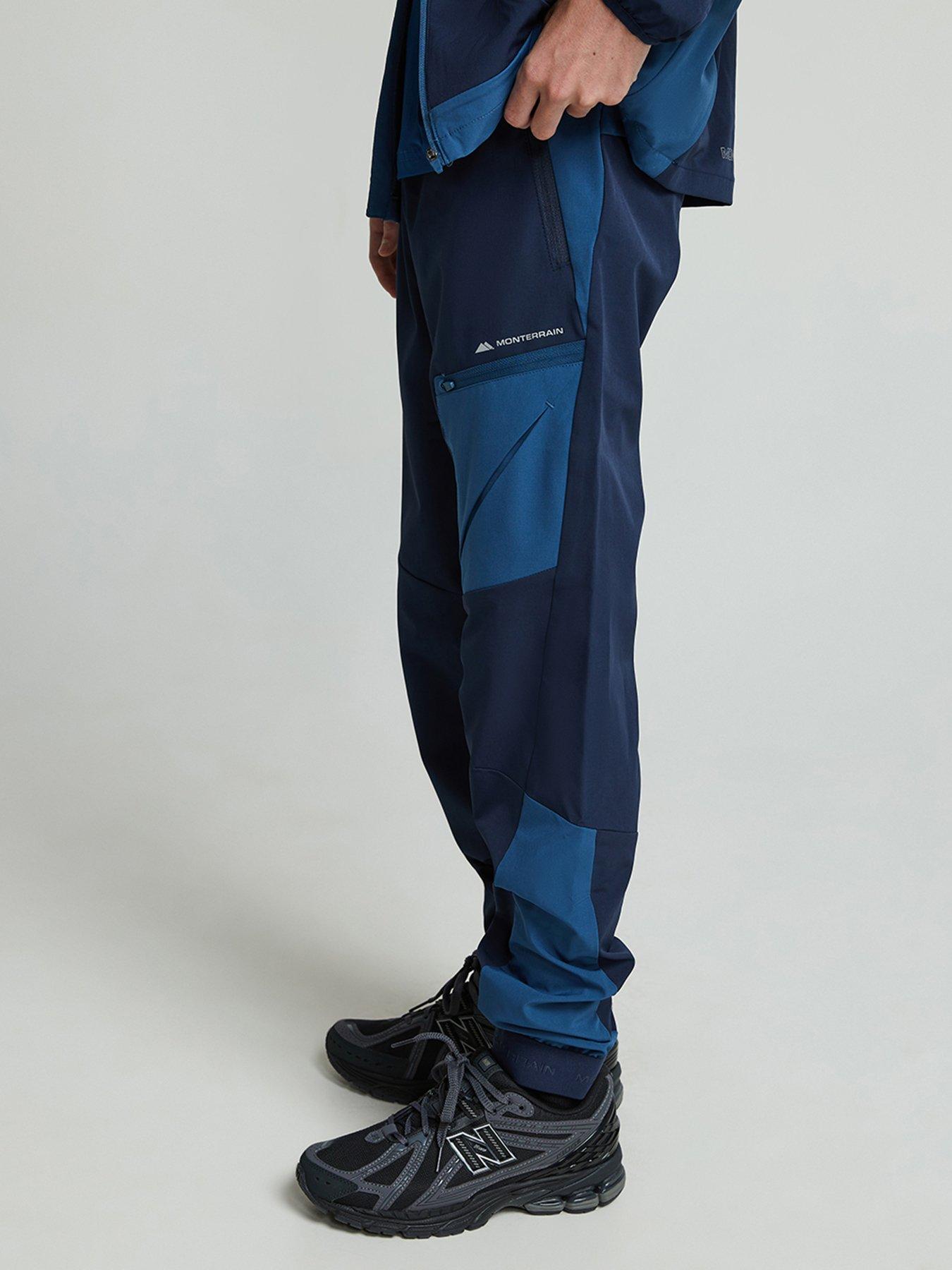 Image 5 of 6 of Monterrain Boys Deflect 20 Woven Running Pants - Iris Black / Ensign Blue