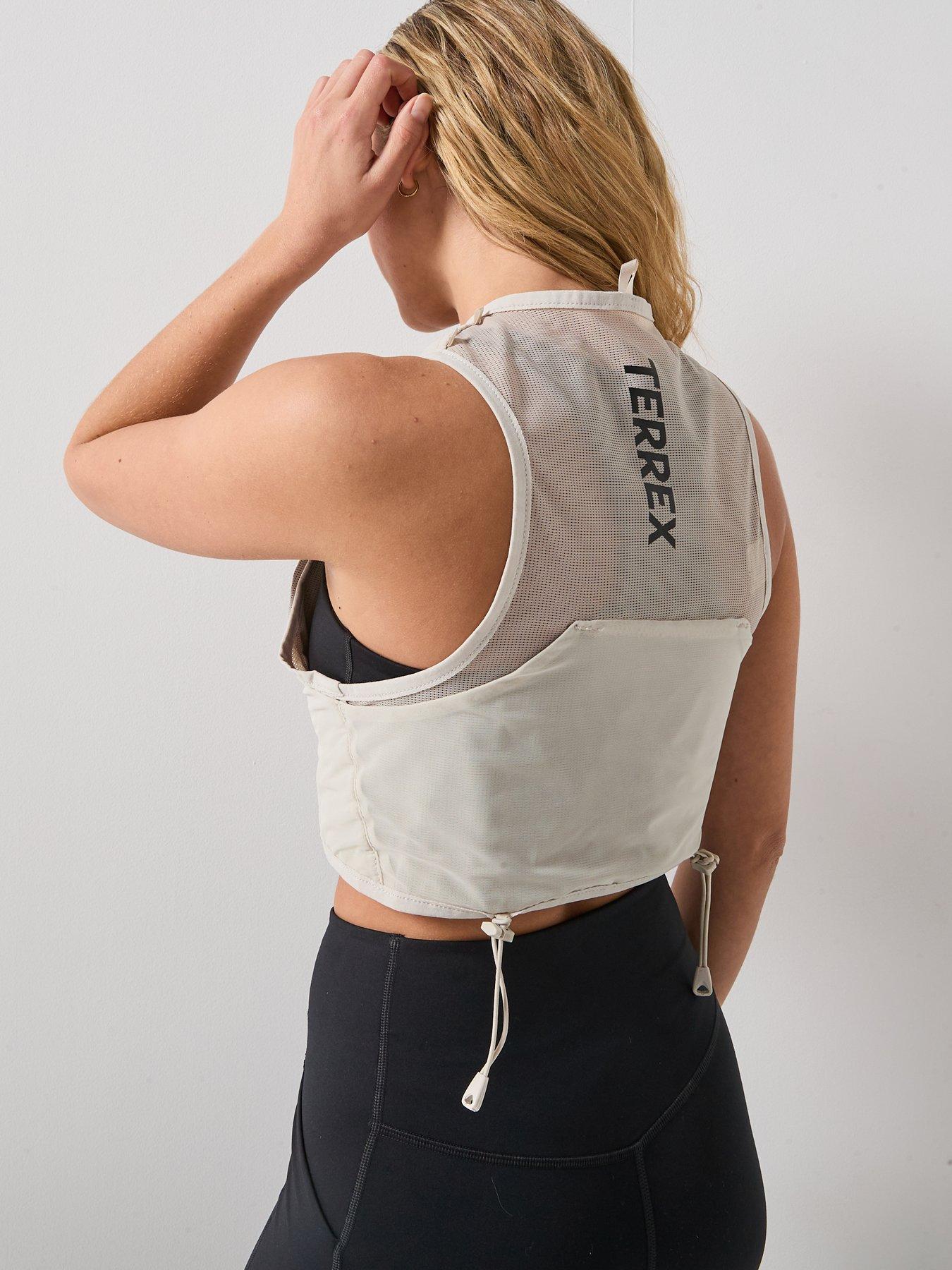 Image 2 of 6 of adidas Terrex Womens 25L Trail Hydration Vest - Beige