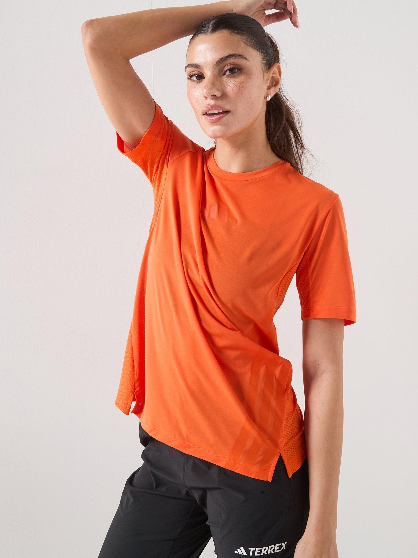 Adidas Terrex Womens Trail Running Xpr T-Shirt - Semi Impact Orange