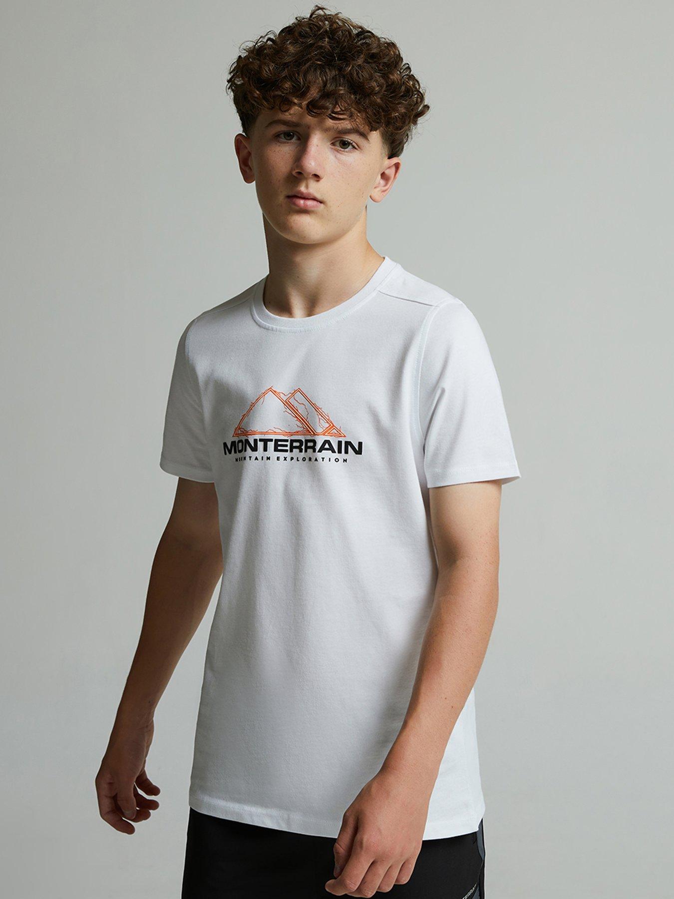 Monterrain Boys Thunder T-Shirt - White