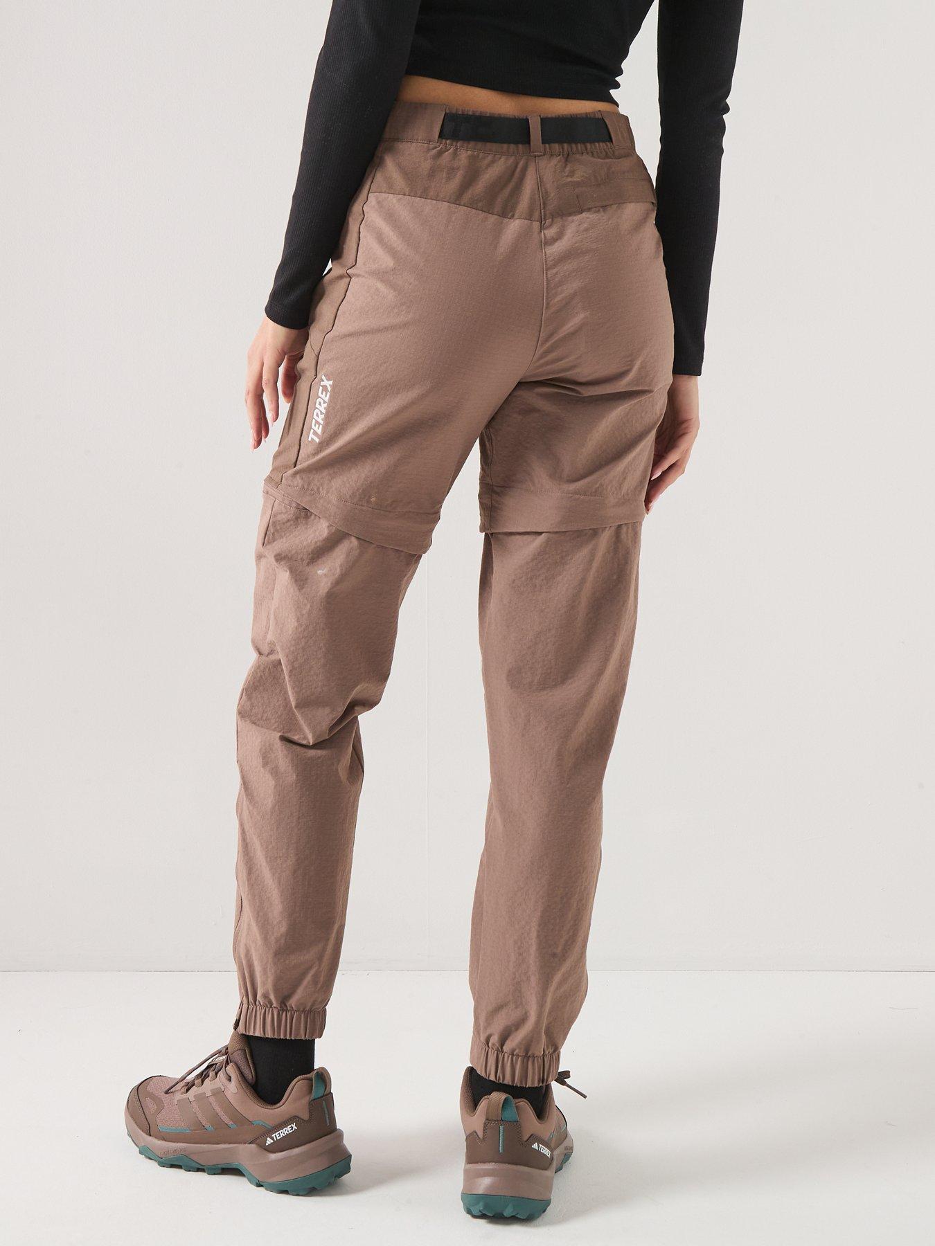 Image 2 of 7 of adidas Terrex Womens Xpr Zip Off Walking Trousers - Brown