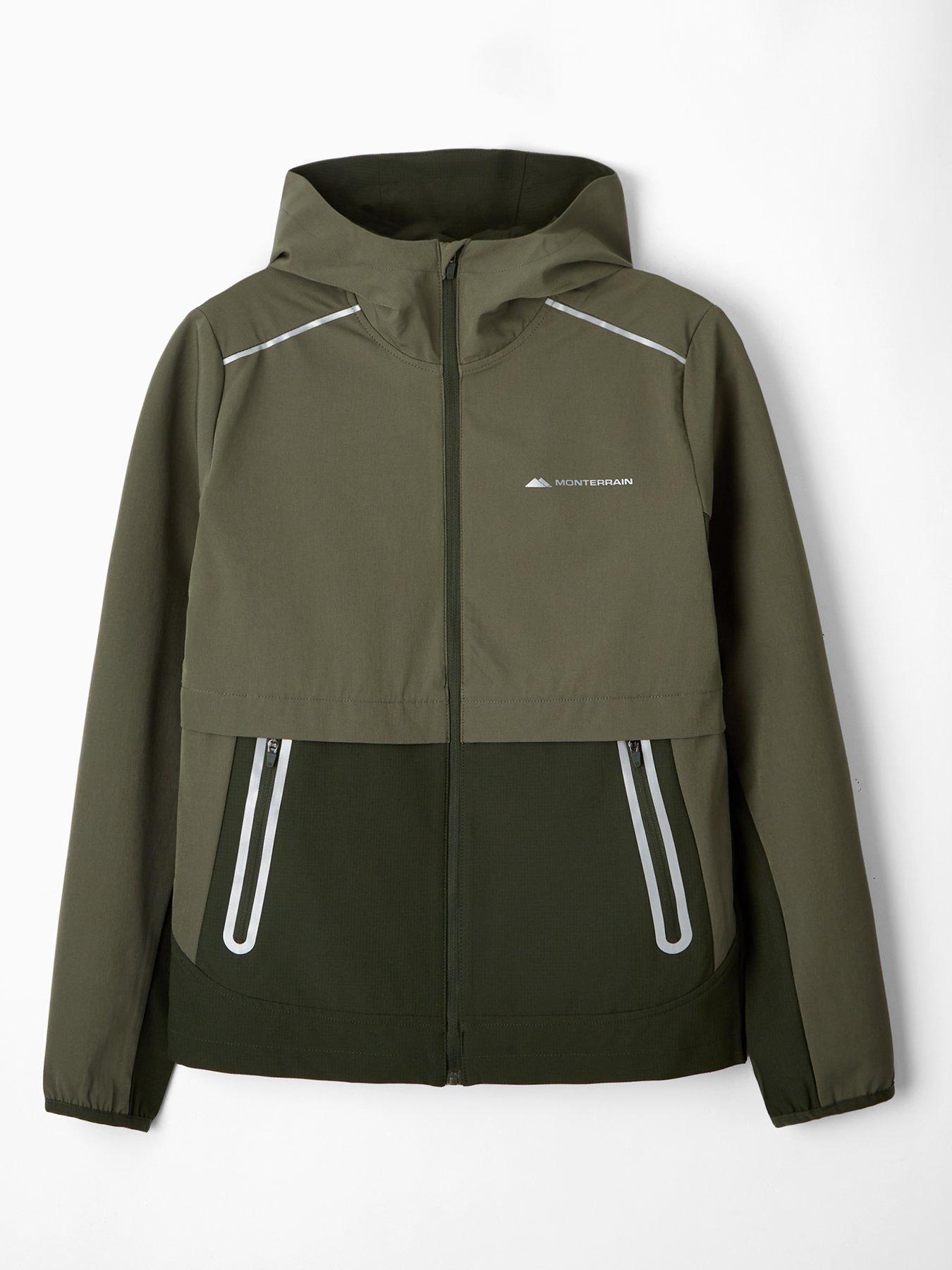 Monterrain Boys Ventax Woven Zt Hood - Kombu Green / Beetle