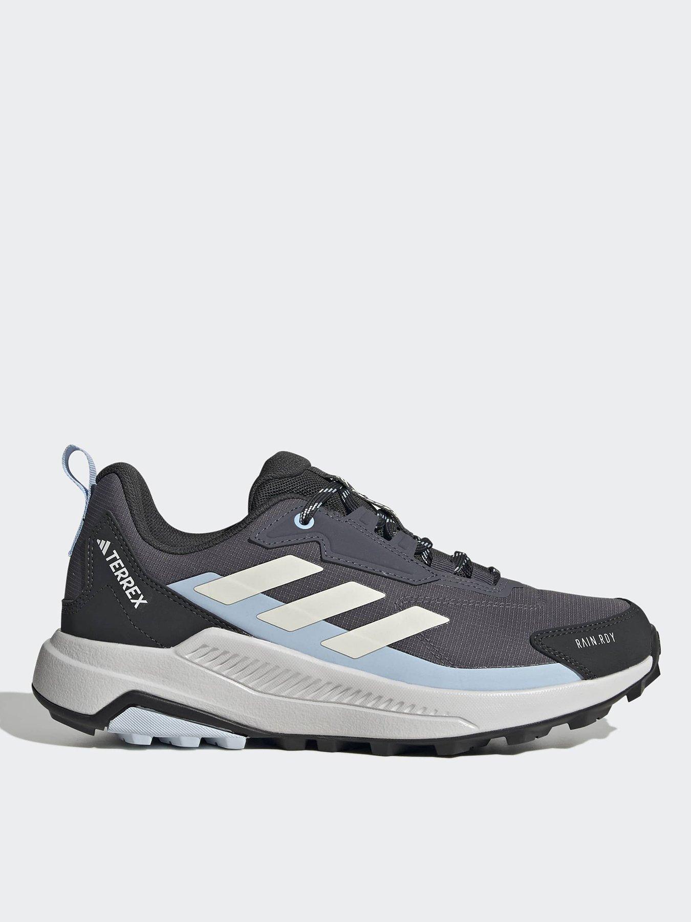 adidas Terrex Womens Anylander Rain Ready Hiking Shoes, Crsk/Cwhite/Globlu, Size 3.5, Women