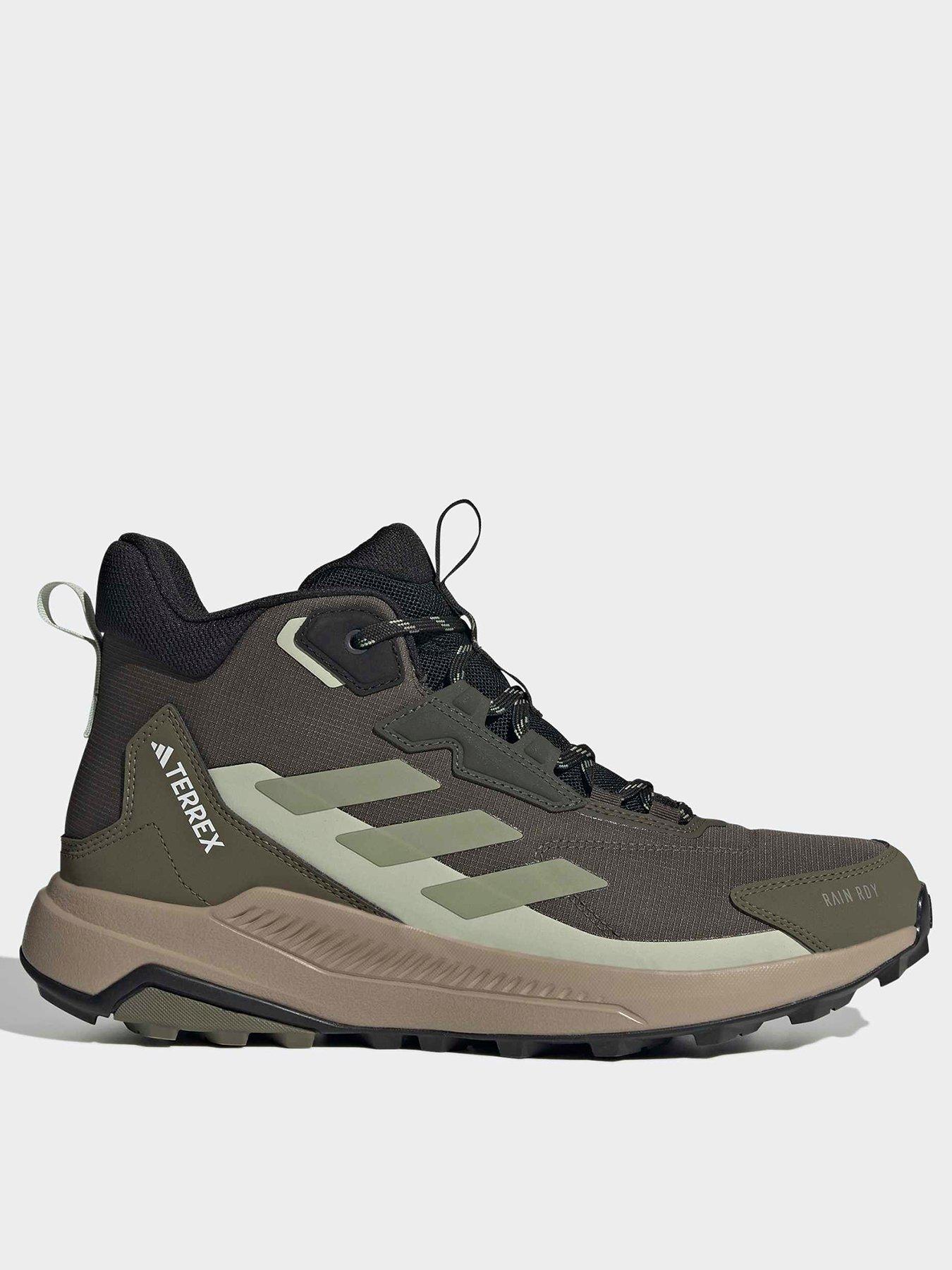 Adidas Terrex Mens Anylander Rain Ready Hiking Boots - Khaki