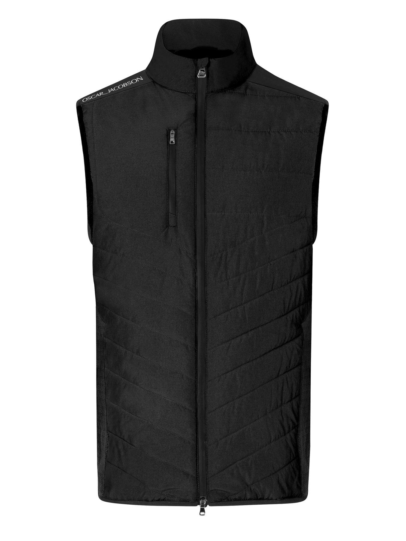 Oscar Jacobson Mens Golf Baynes Gilet - Black