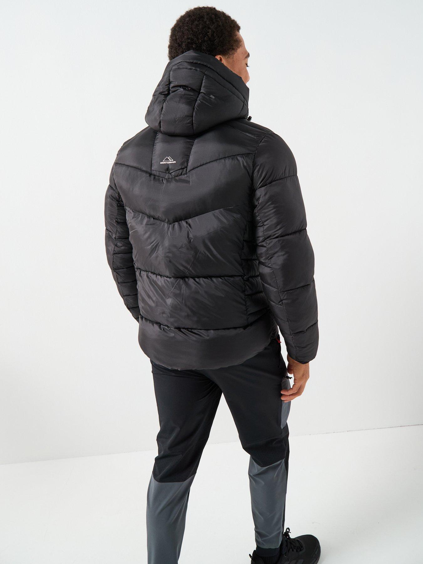 Image 2 of 6 of Monterrain Mens Blanc 2.0 Puffer Jacket - Jet - Black