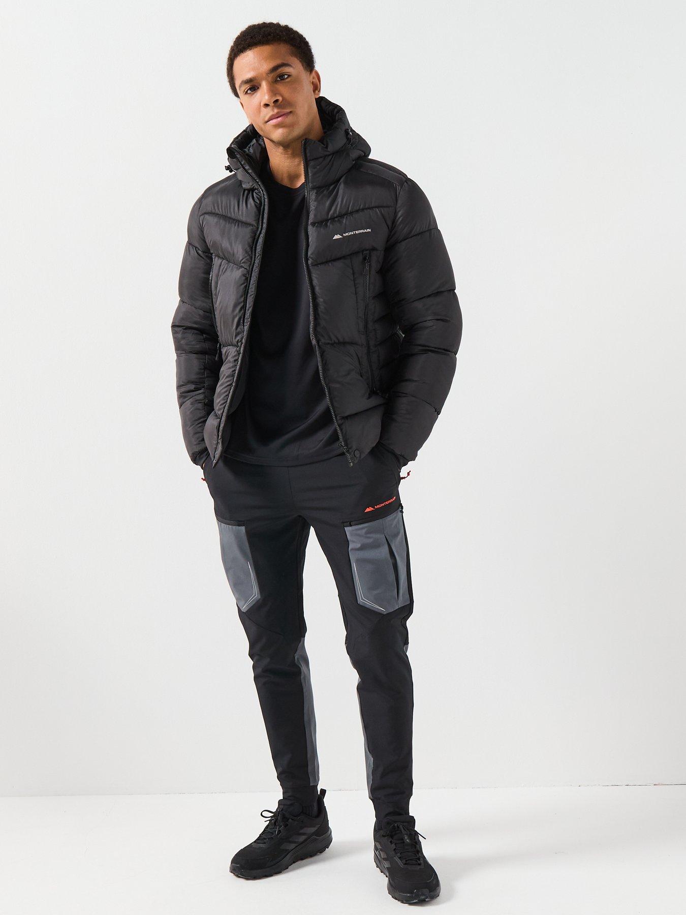 Image 3 of 6 of Monterrain Mens Blanc 2.0 Puffer Jacket - Jet - Black