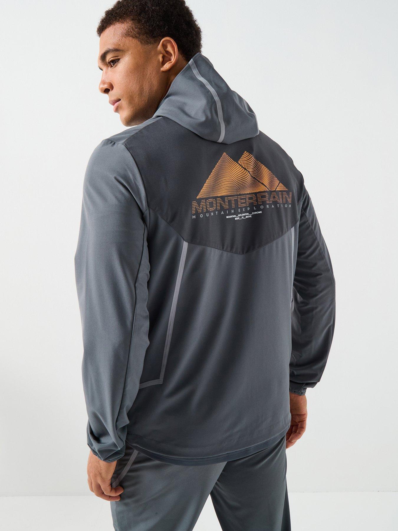 Monterrain Mens Defence Windrunner - Grey