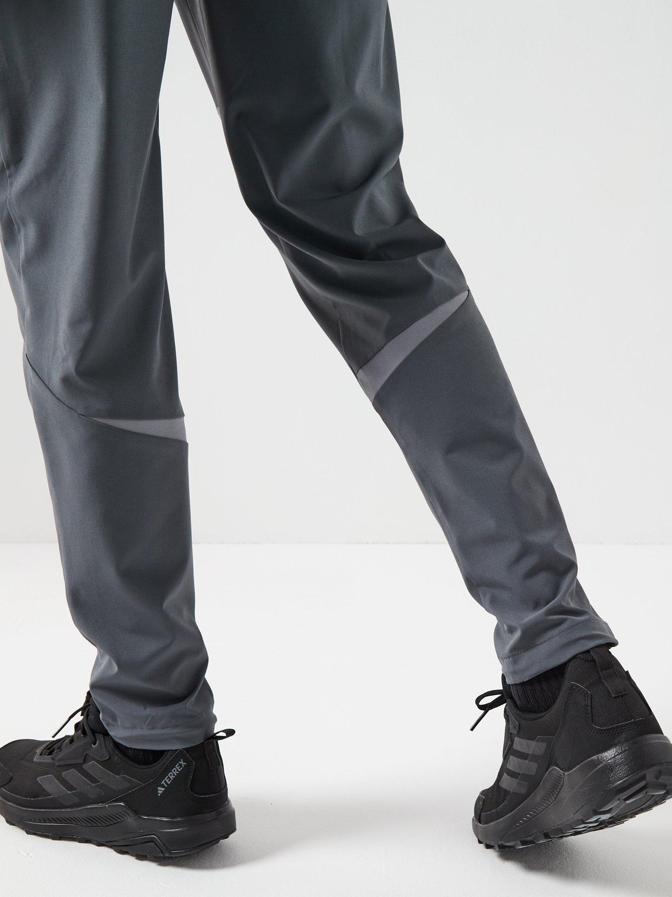 Image 5 of 6 of Monterrain Mens Defence Woven Running Pant - Iron Gate / Asphalt / Night Owl / Orange Pop