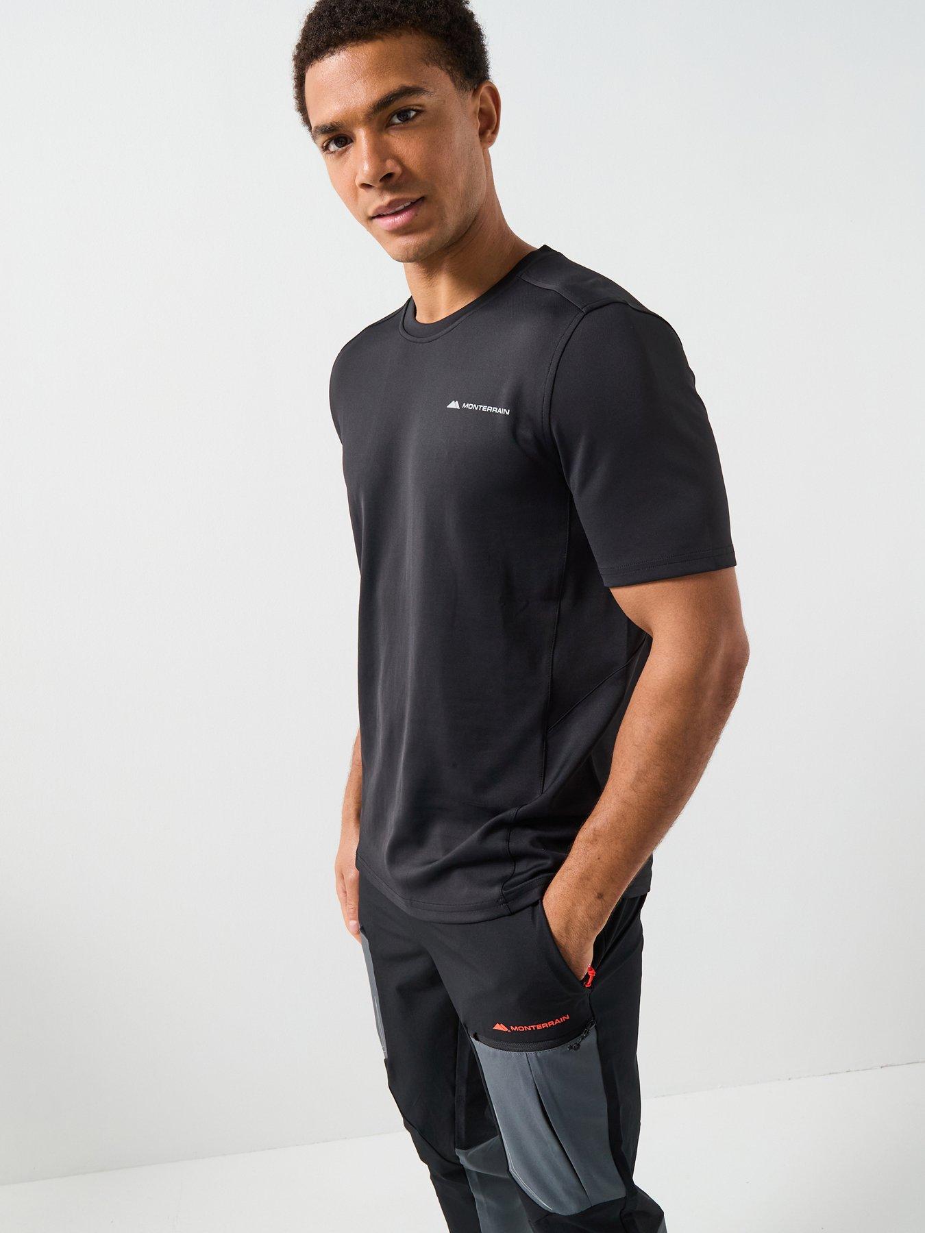 Monterrain Mens Form T-shirt - Jet Black
