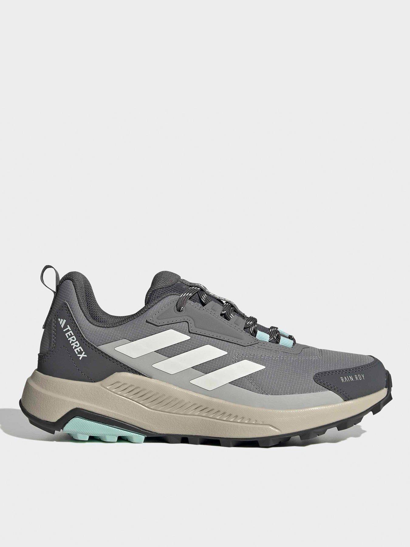 adidas Terrex: Womens Anylander Rain Ready Hiking Shoes - Grey