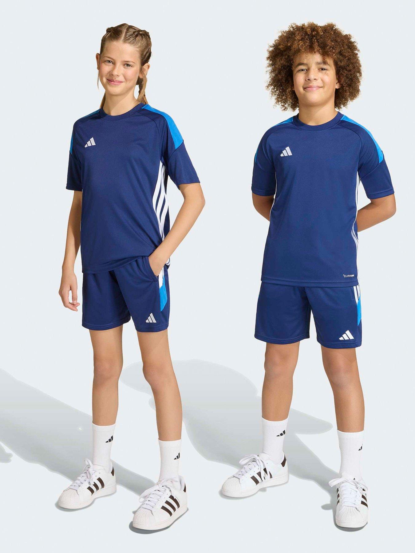 adidas Junior Tiro Football Training Shorts - Dark Blue