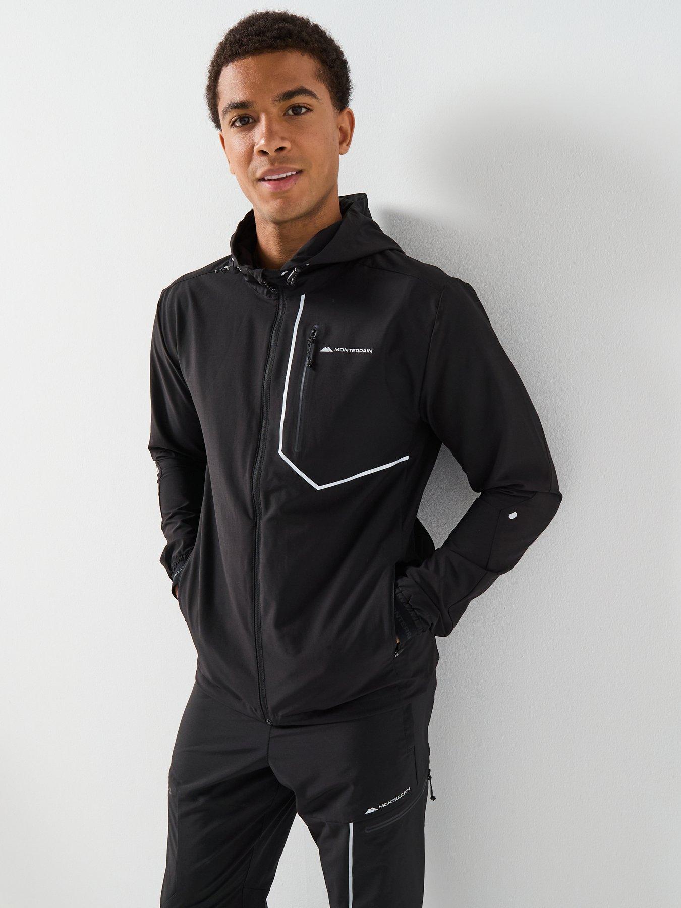 Monterrain Mens Ramble 3.0 Woven Hoody - Jet Black