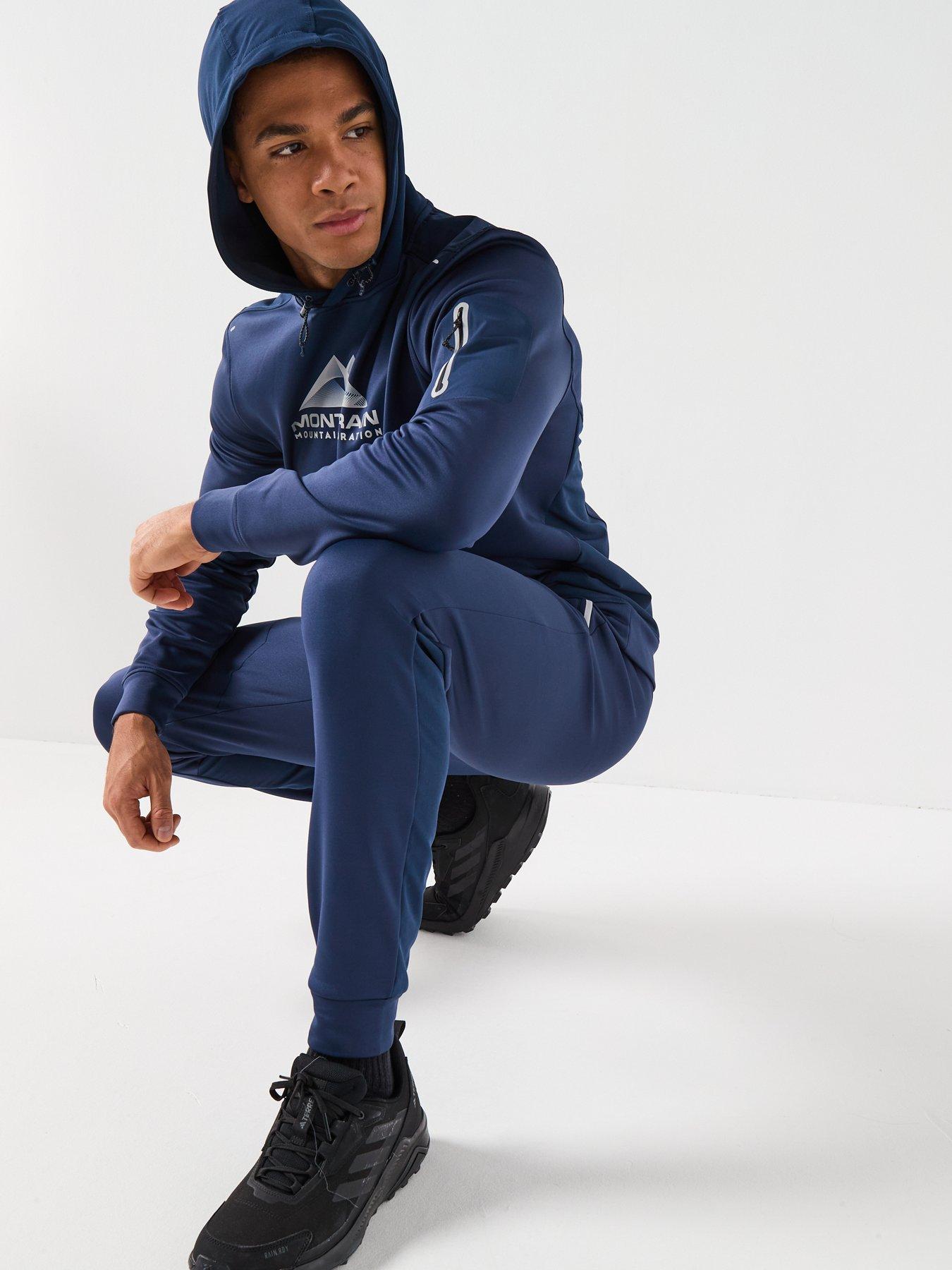 Image 6 of 6 of Monterrain Mens Speed 20 Poly Fleece Jogger - Blue