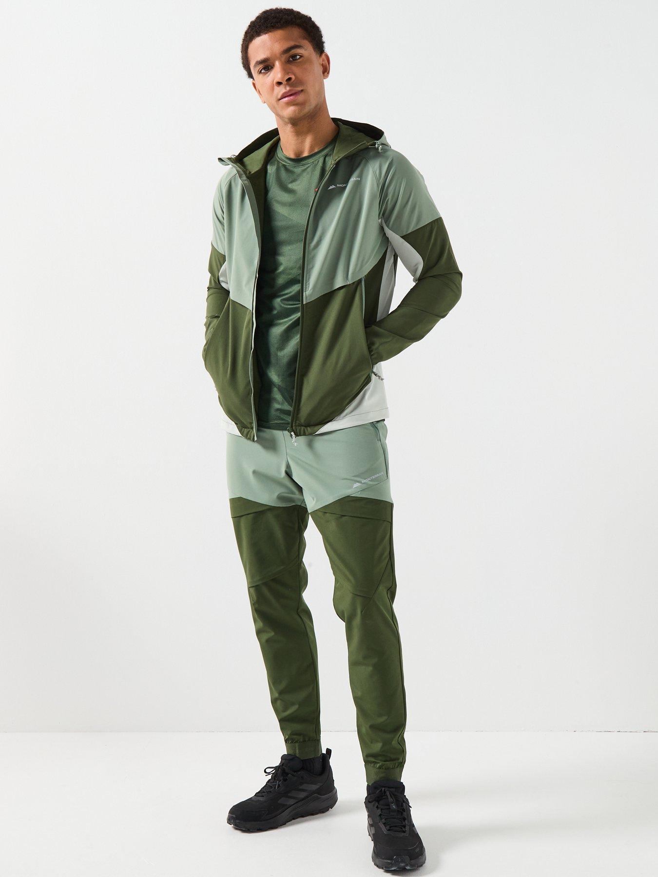 Image 3 of 6 of Monterrain Mens Vault Woven Hoodie - Green