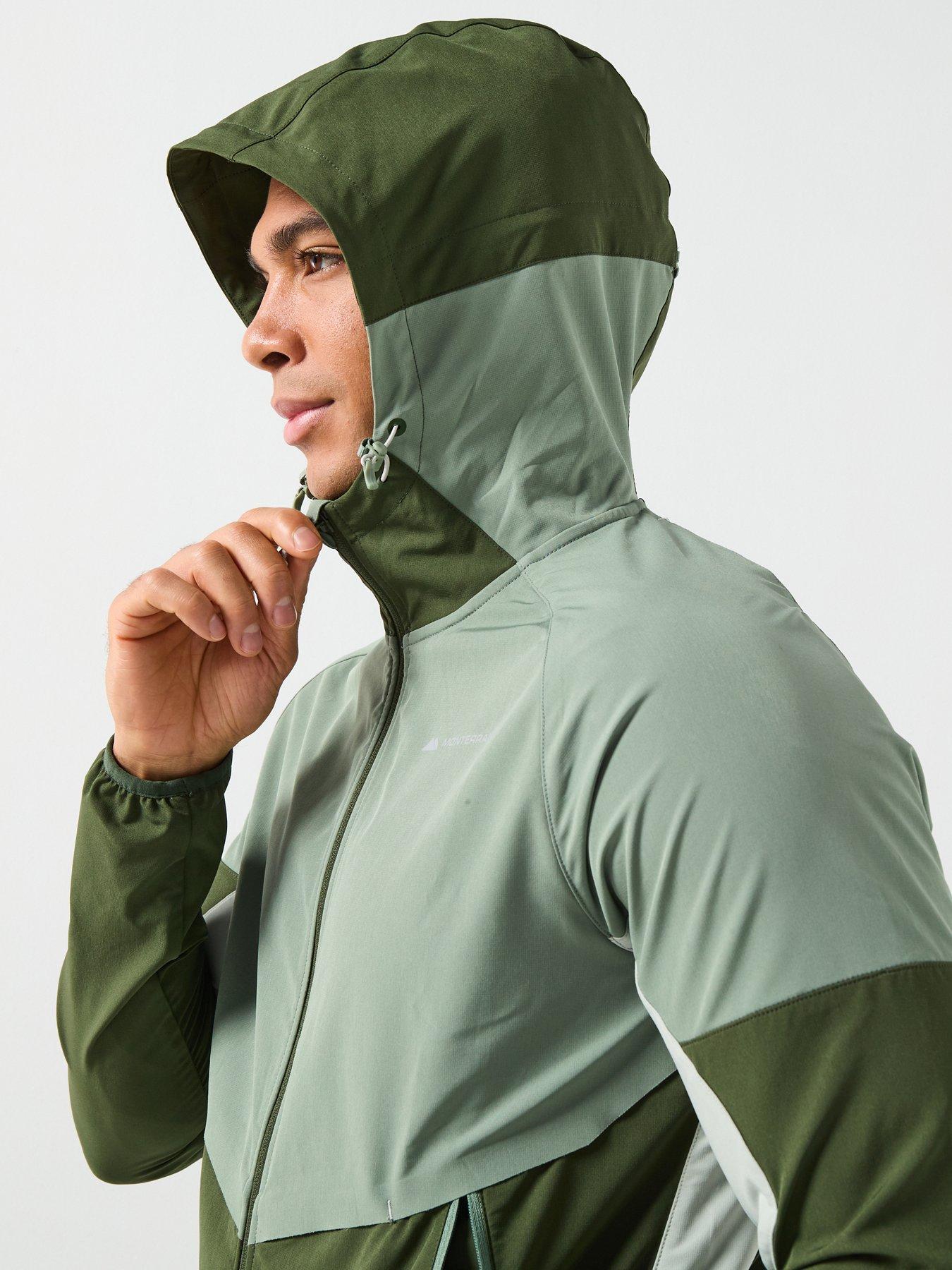 Image 4 of 6 of Monterrain Mens Vault Woven Hoodie - Green