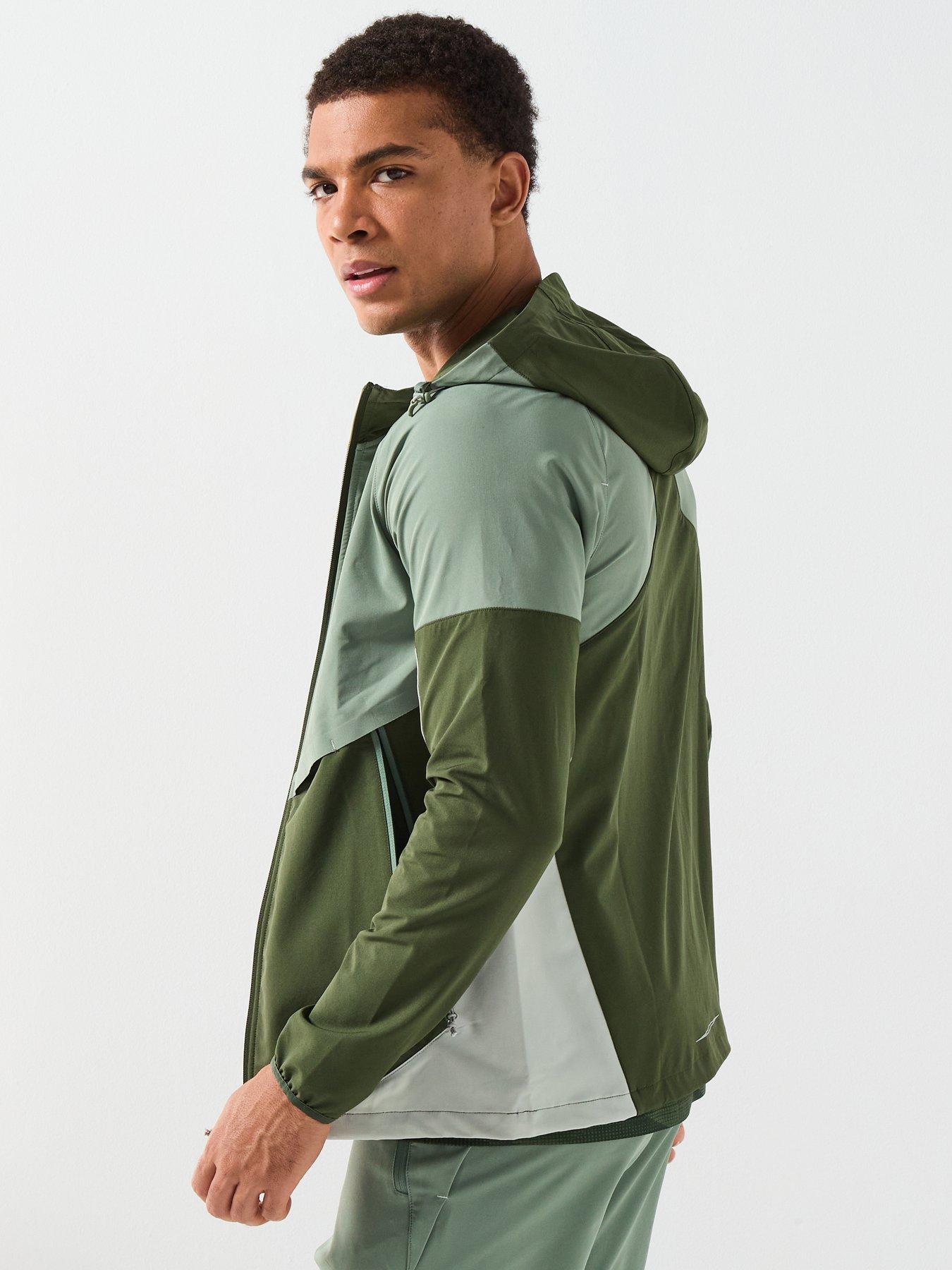 Image 5 of 6 of Monterrain Mens Vault Woven Hoodie - Green