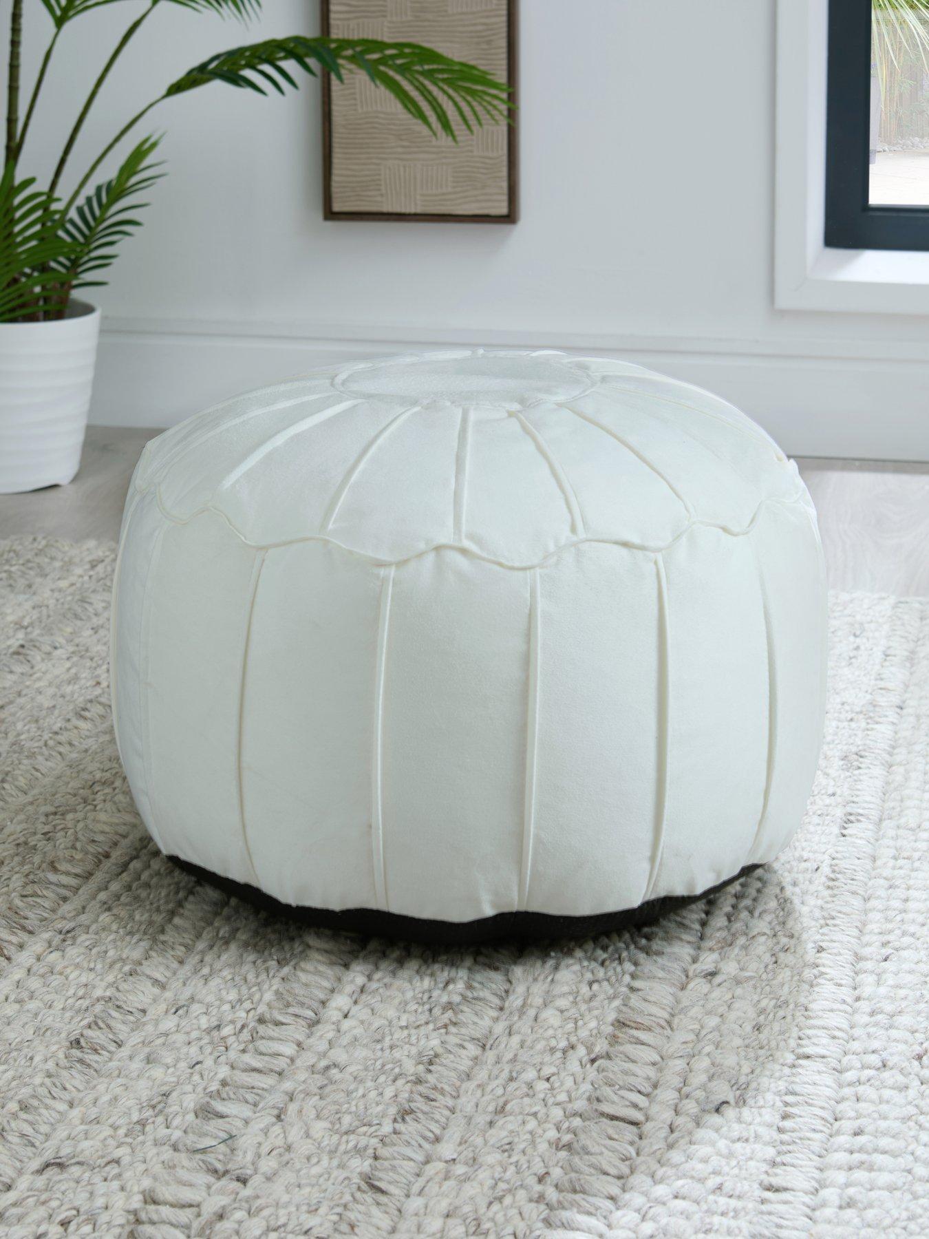 The Very Collection Moroccan Velvet Pouffe