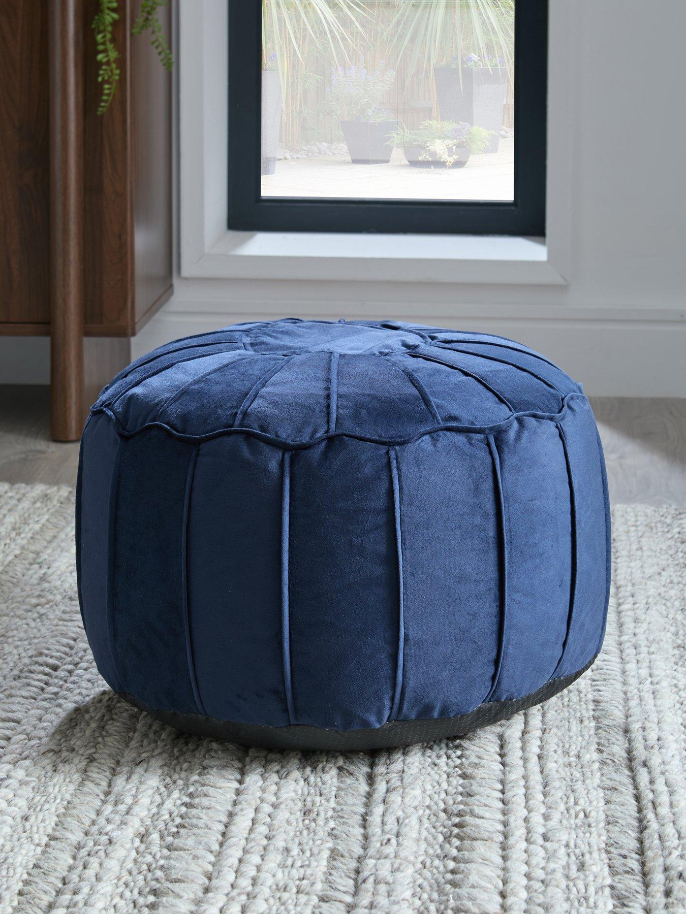 The Very Collection Moroccan Velvet Pouffe