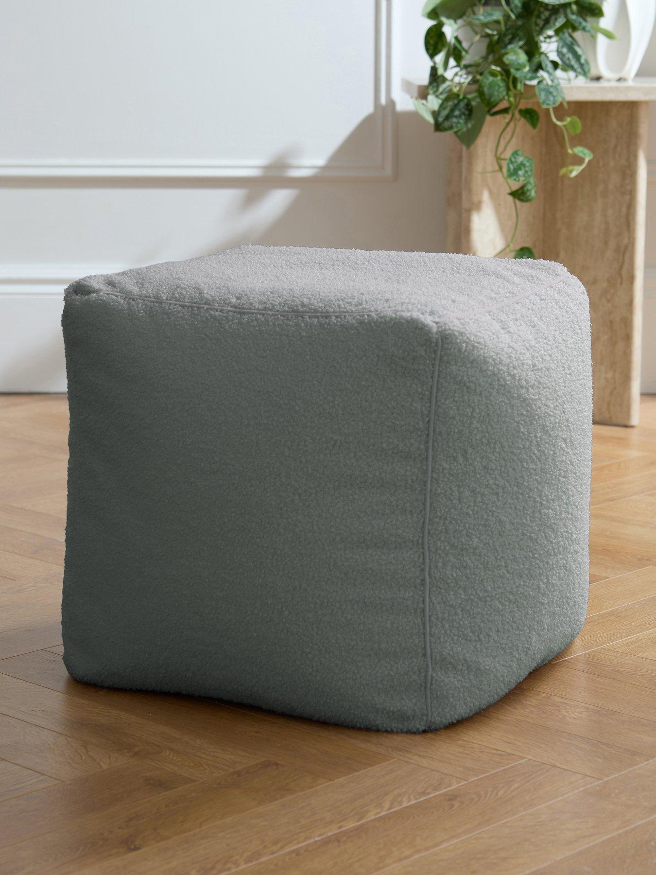 The Very Collection Boucle Cube Beanbag