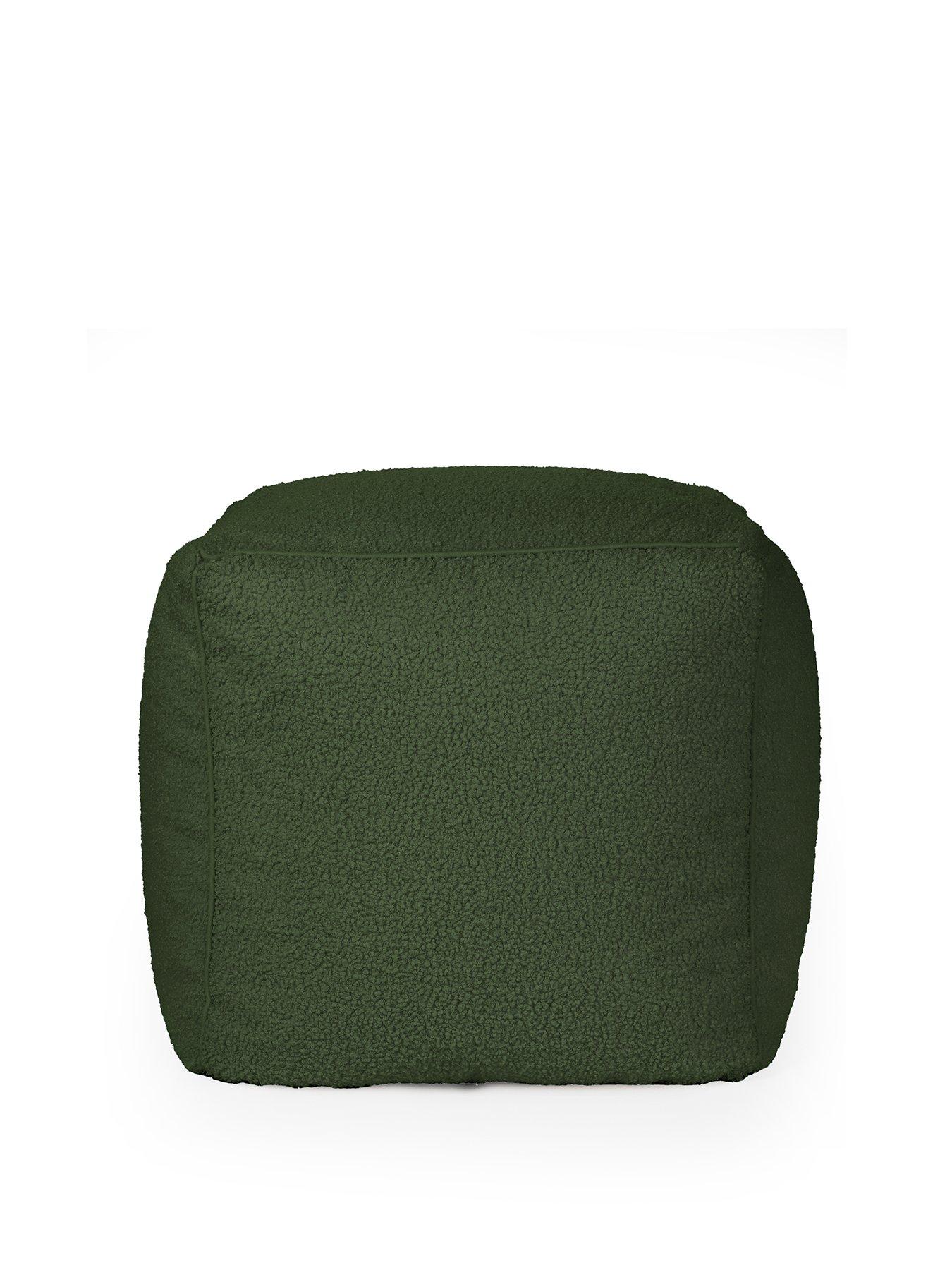 Image 2 of 6 of The Very Collection Boucle Cube Beanbag