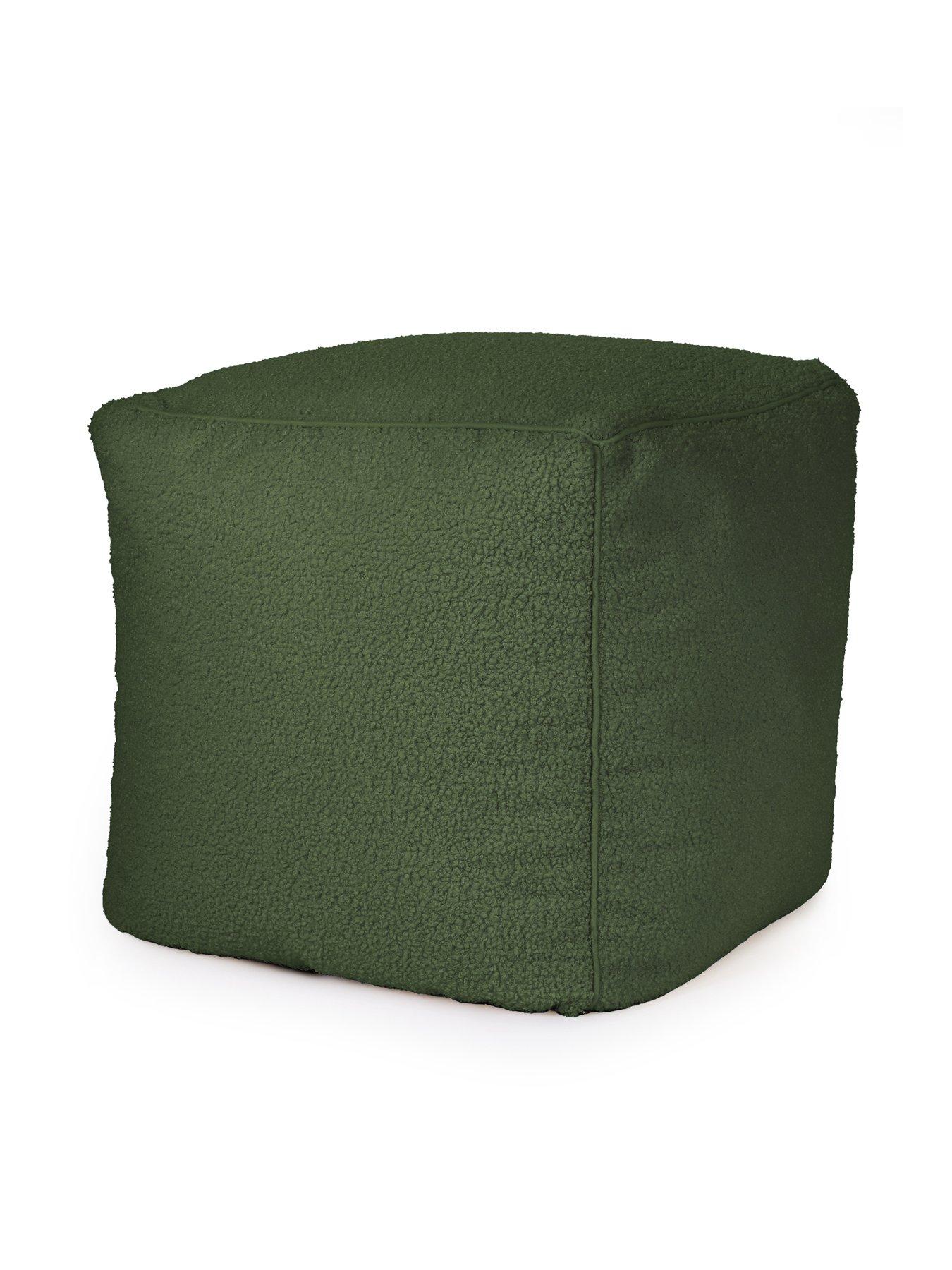 Image 3 of 6 of The Very Collection Boucle Cube Beanbag