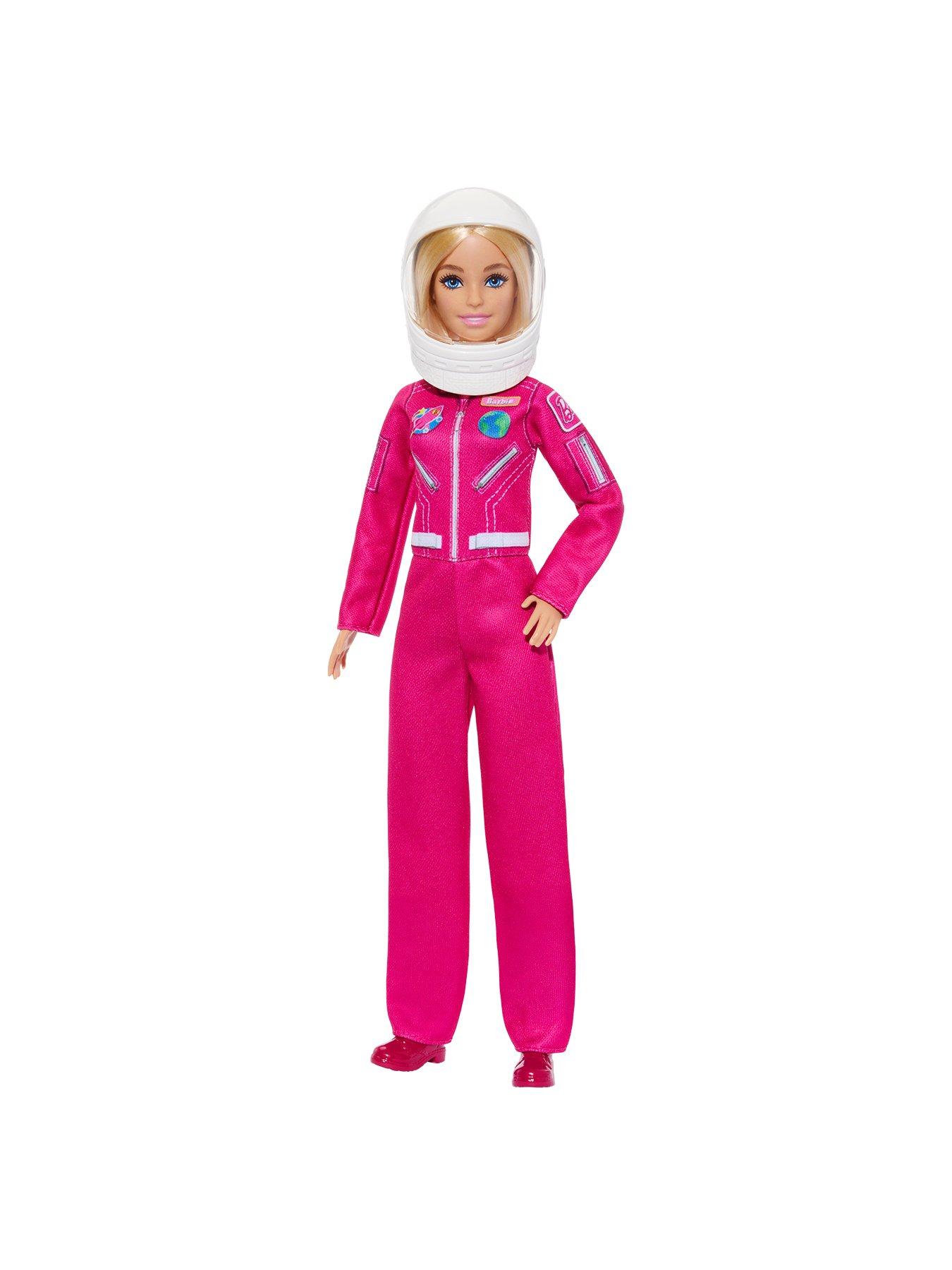 Image 3 of 7 of Barbie Careers Astronaut Doll &amp; Accessory, Fashion Doll Wearing Removable Spacesuit with Helmet