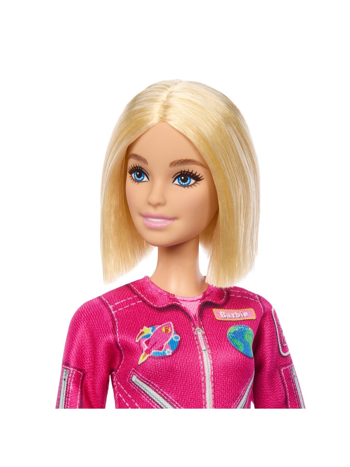 Image 4 of 7 of Barbie Careers Astronaut Doll &amp; Accessory, Fashion Doll Wearing Removable Spacesuit with Helmet