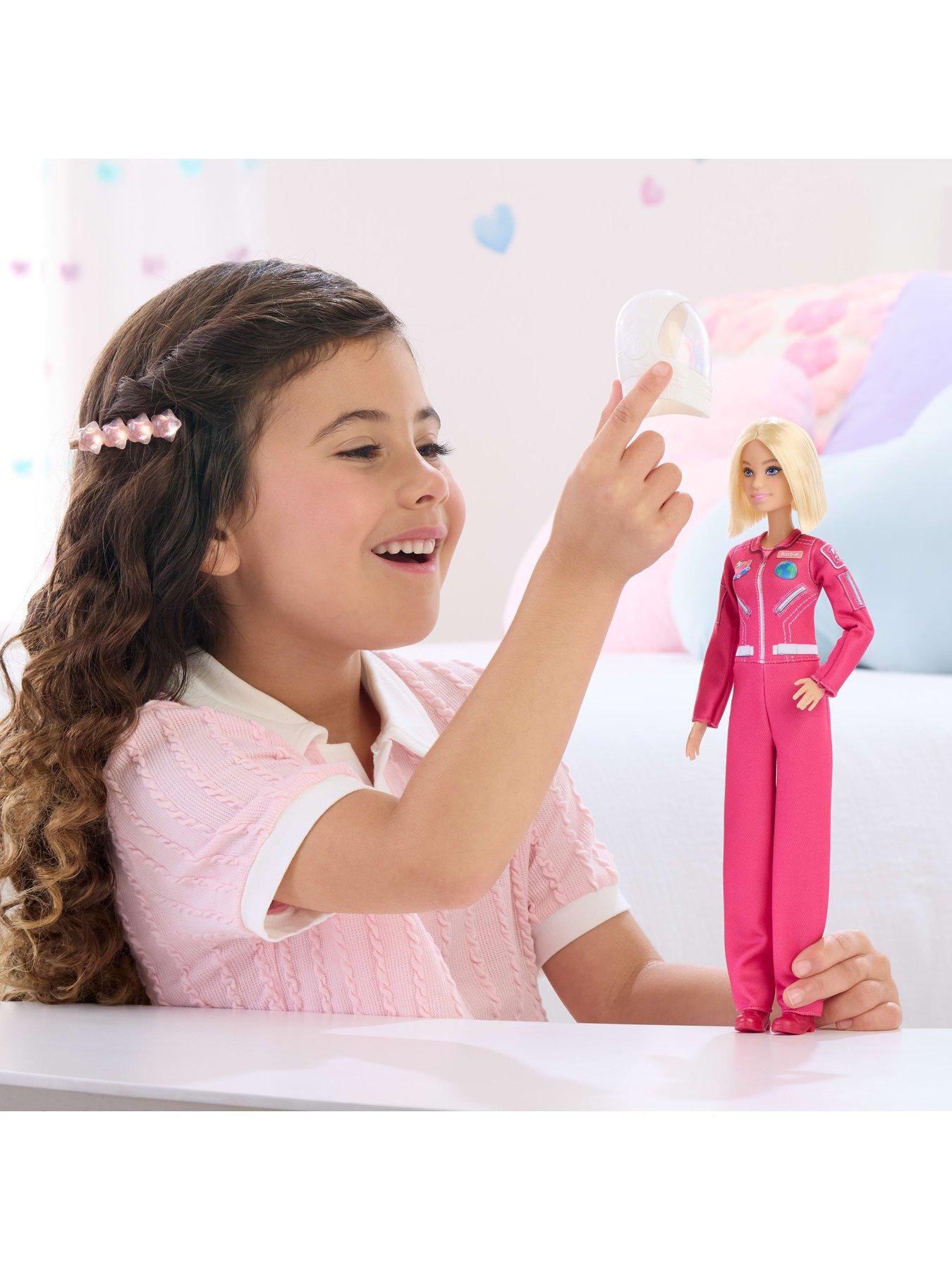 Image 5 of 7 of Barbie Careers Astronaut Doll &amp; Accessory, Fashion Doll Wearing Removable Spacesuit with Helmet