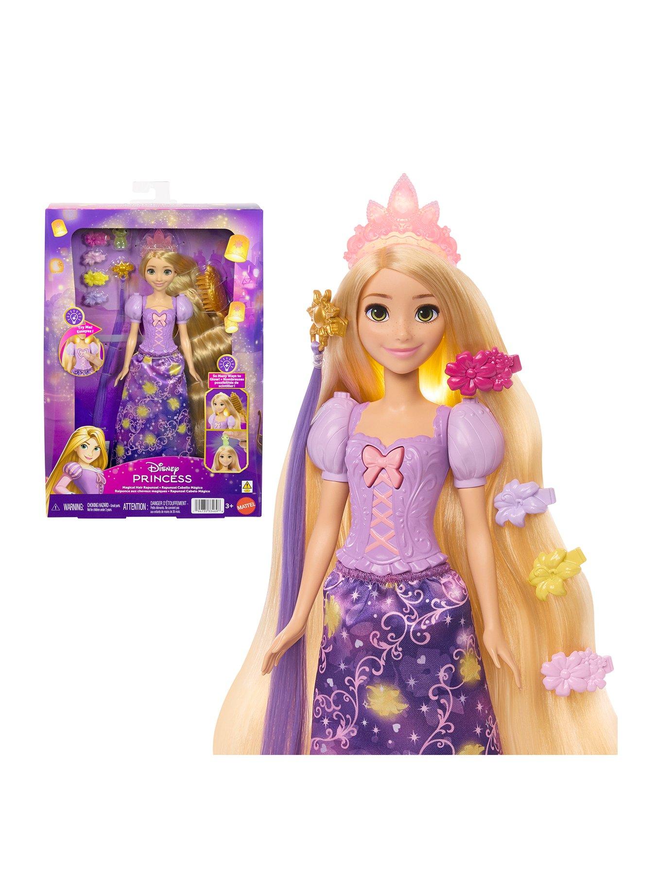 Image 1 of 8 of Disney Princess Rapunzel Light-Up Hair Fashion Doll