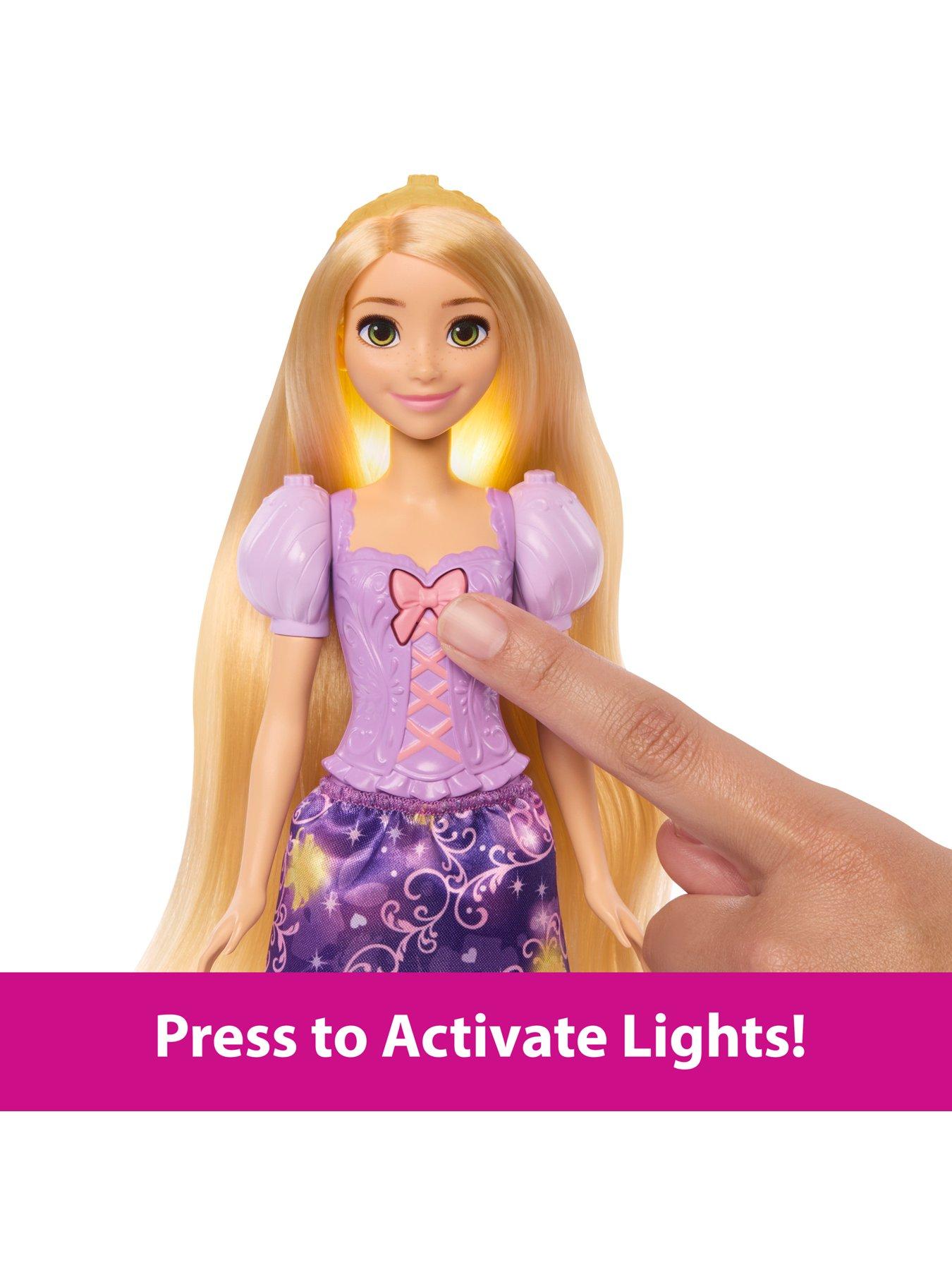 Image 4 of 8 of Disney Princess Rapunzel Light-Up Hair Fashion Doll