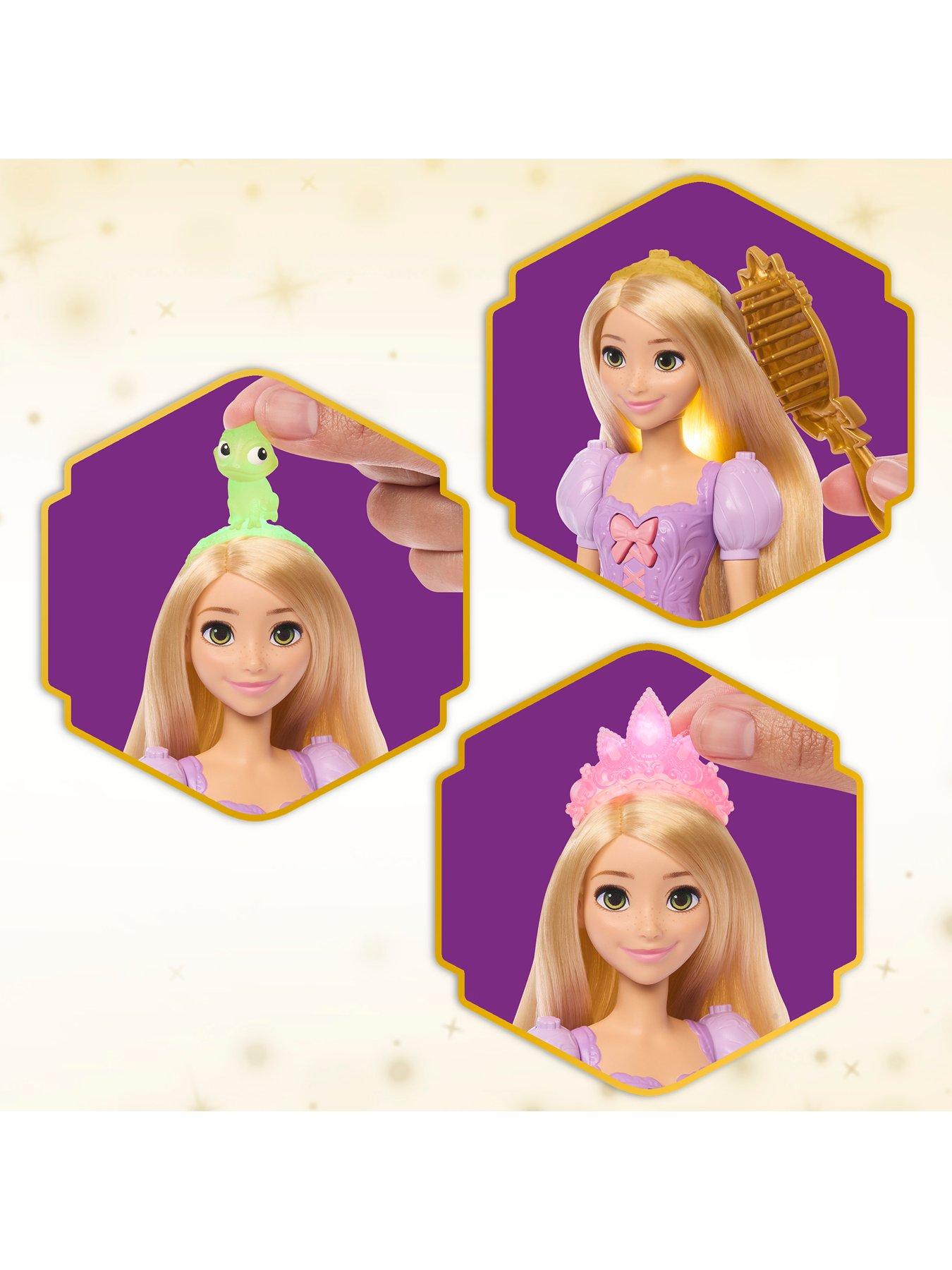 Image 7 of 8 of Disney Princess Rapunzel Light-Up Hair Fashion Doll