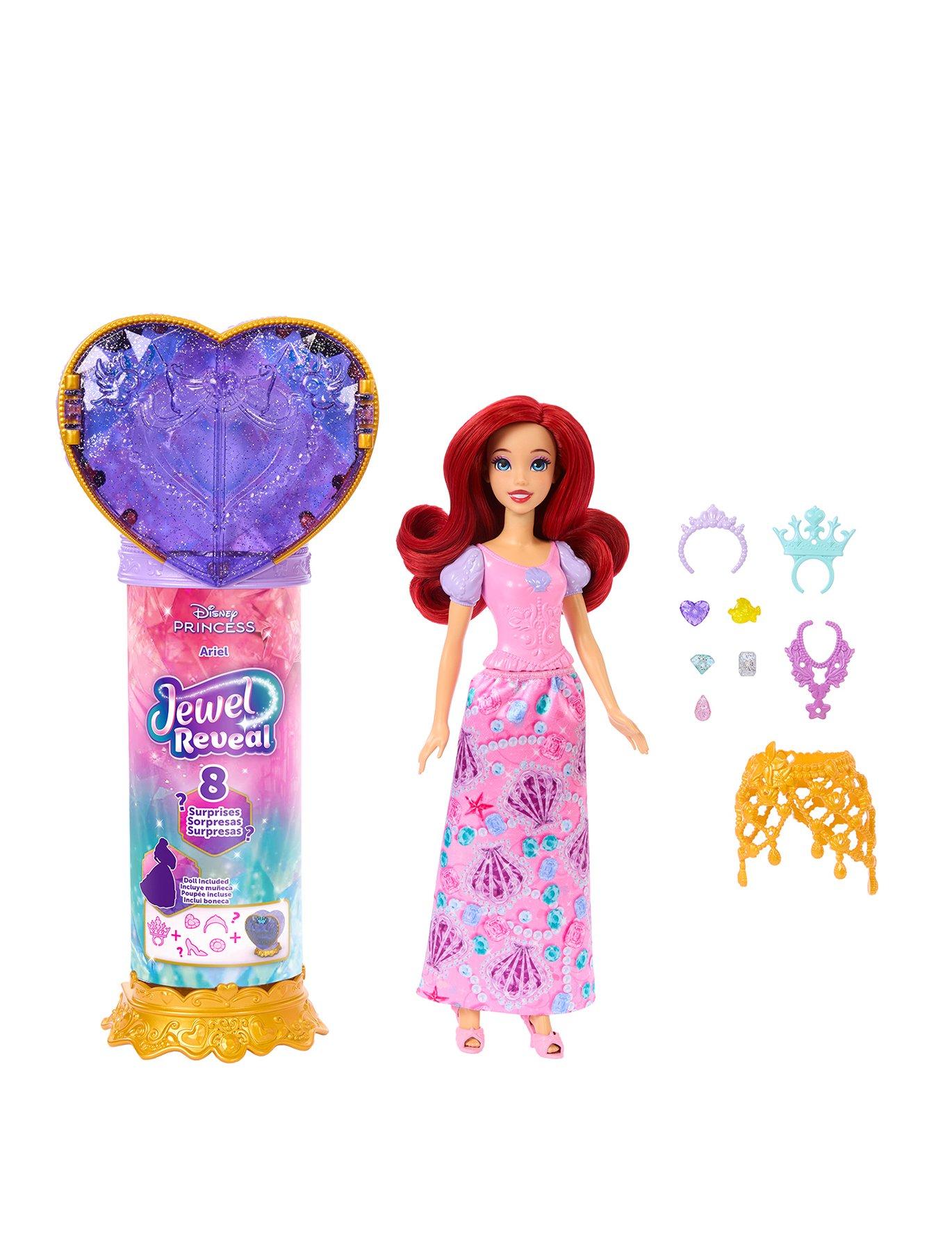 Disney Princess Jewel Reveal Ariel Doll  &  Accessories