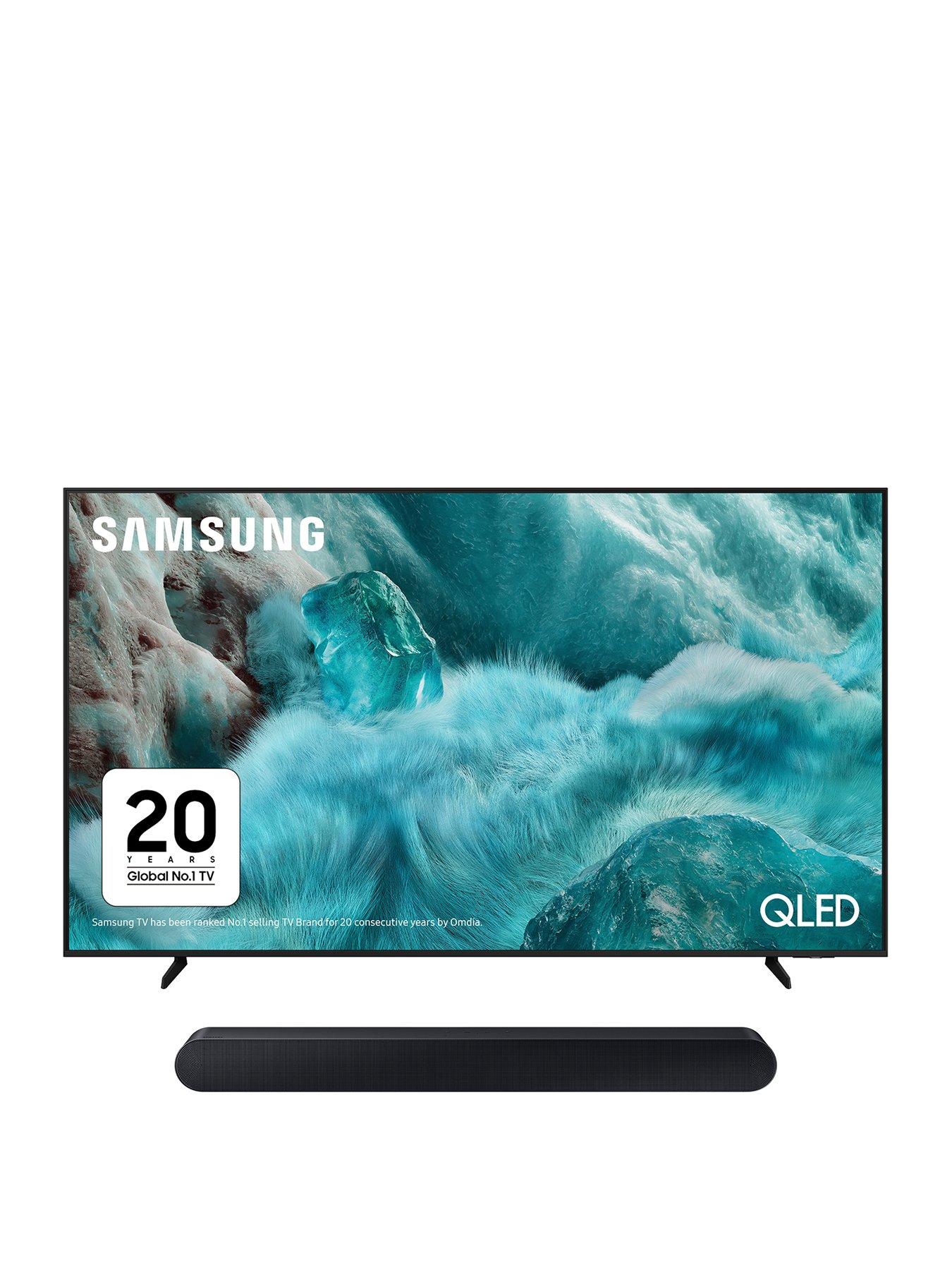 Samsung TV  &  Soundbar Package - Q7F 85-inch QLED 4K Vision AI Smart TV QE85Q7FA and S60D 5.0ch, All-in-One Soundbar