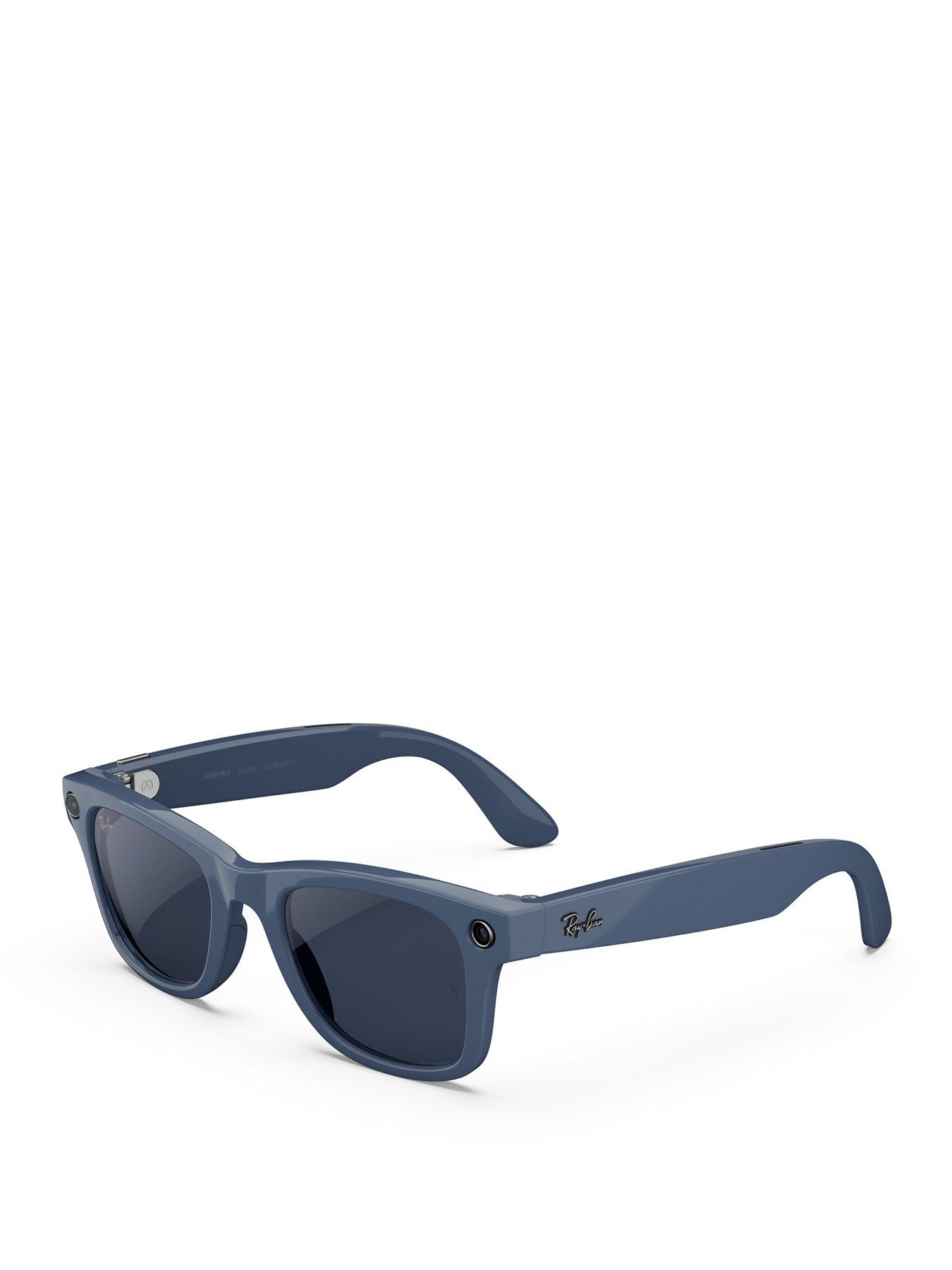 Ray-Ban Meta Wayfarer (Gen 2) - Shiny Cosmic Blue, Transitions® Sapphire lenses