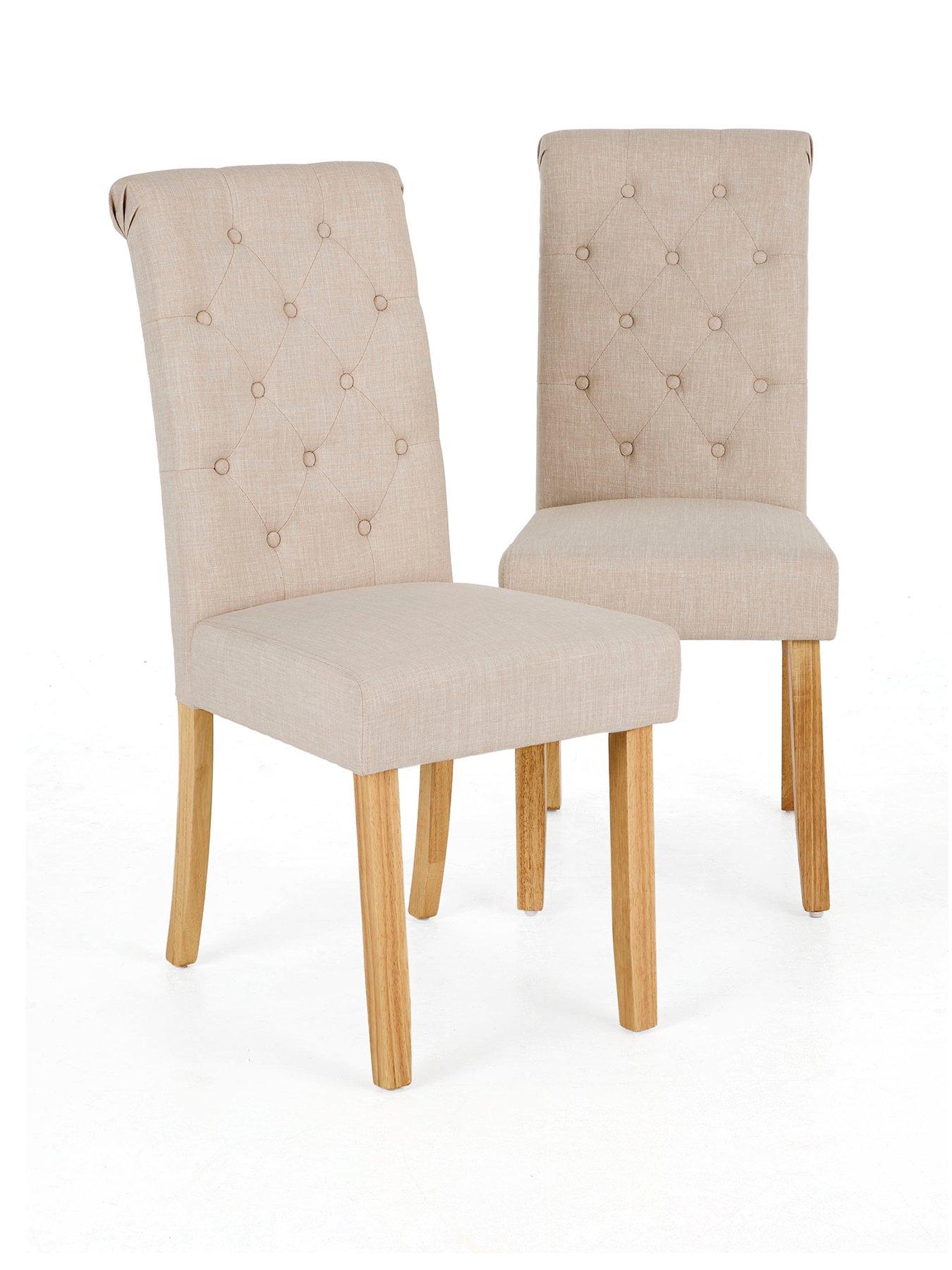 Image 2 of 7 of The Very Collection Scroll Back Fabric Of Chairs - FSC&reg; Certified