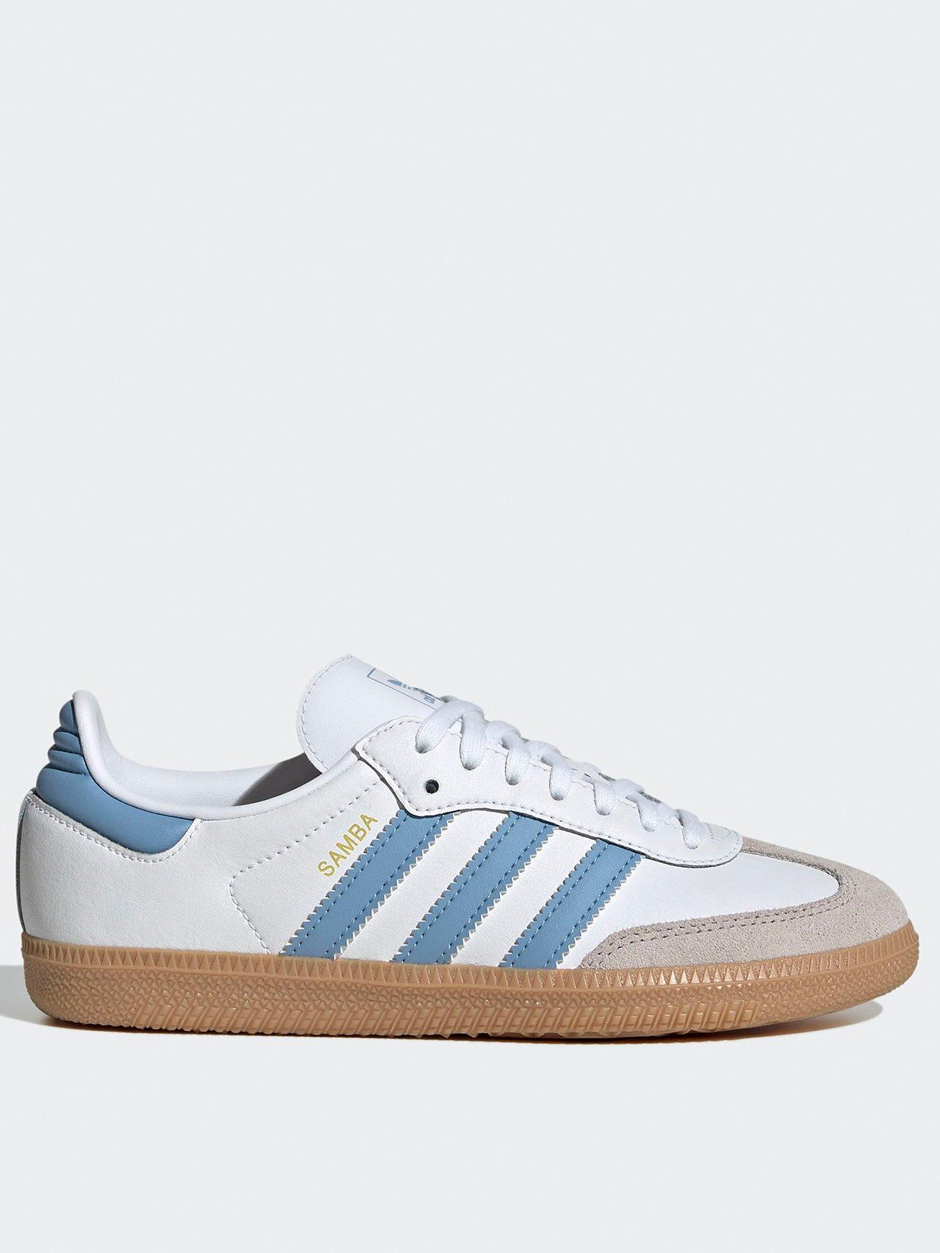 adidas Originals Junior Samba OG Trainers - White/blue