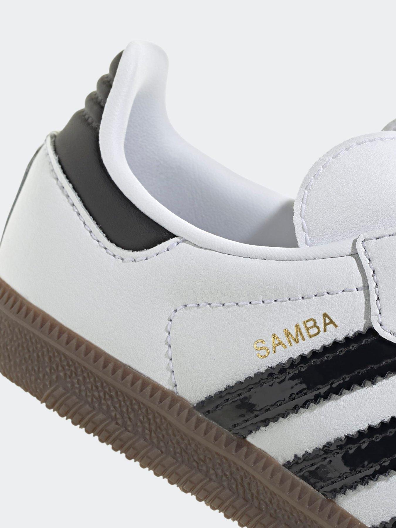 Image 6 of 7 of adidas Originals Kids Samba OG Trainers - White/black